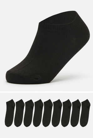 Set of 9 - Solid Ankle Length Socks