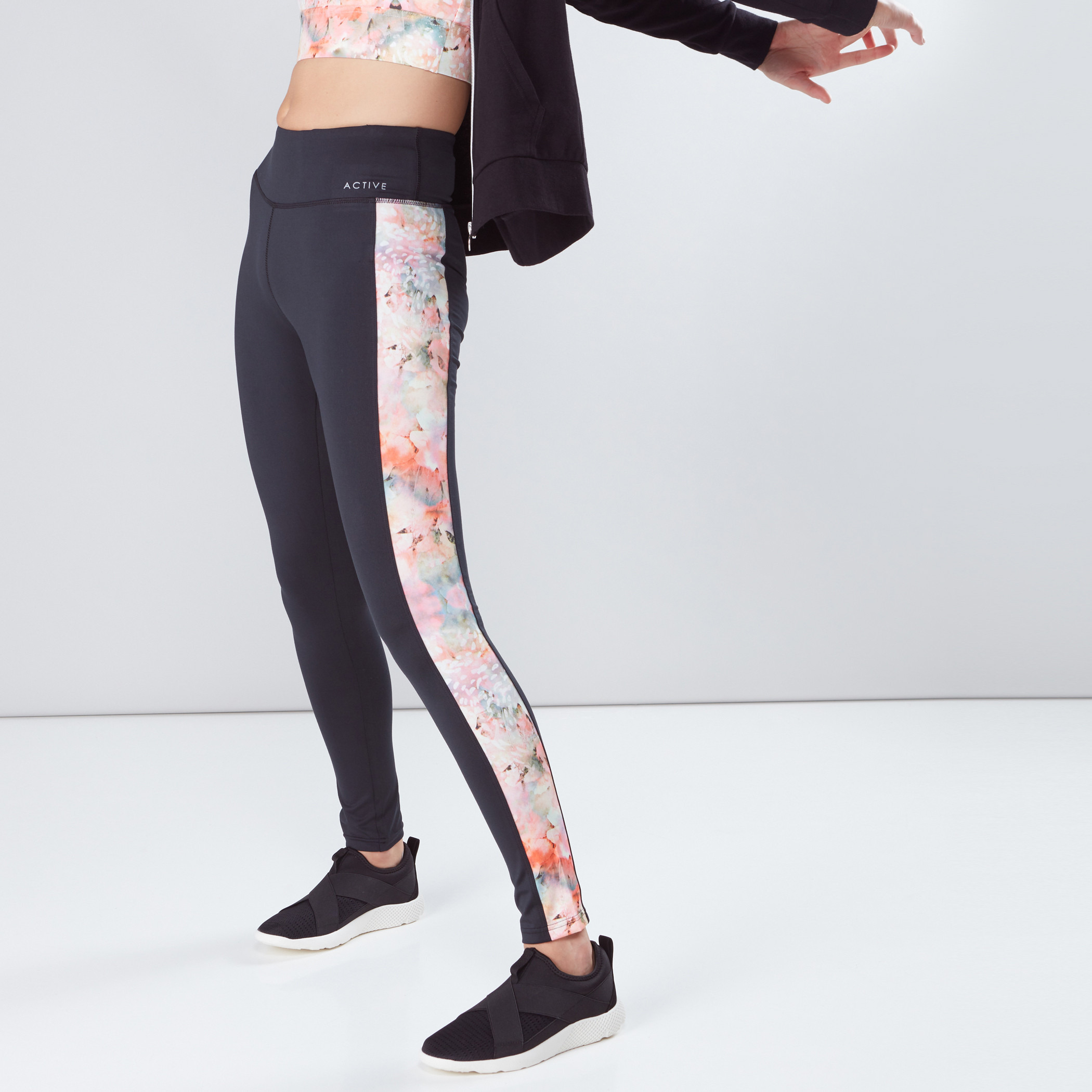 High Waist Dusty Lilac Damask Watercolor Floral Legging – Twist Boutique