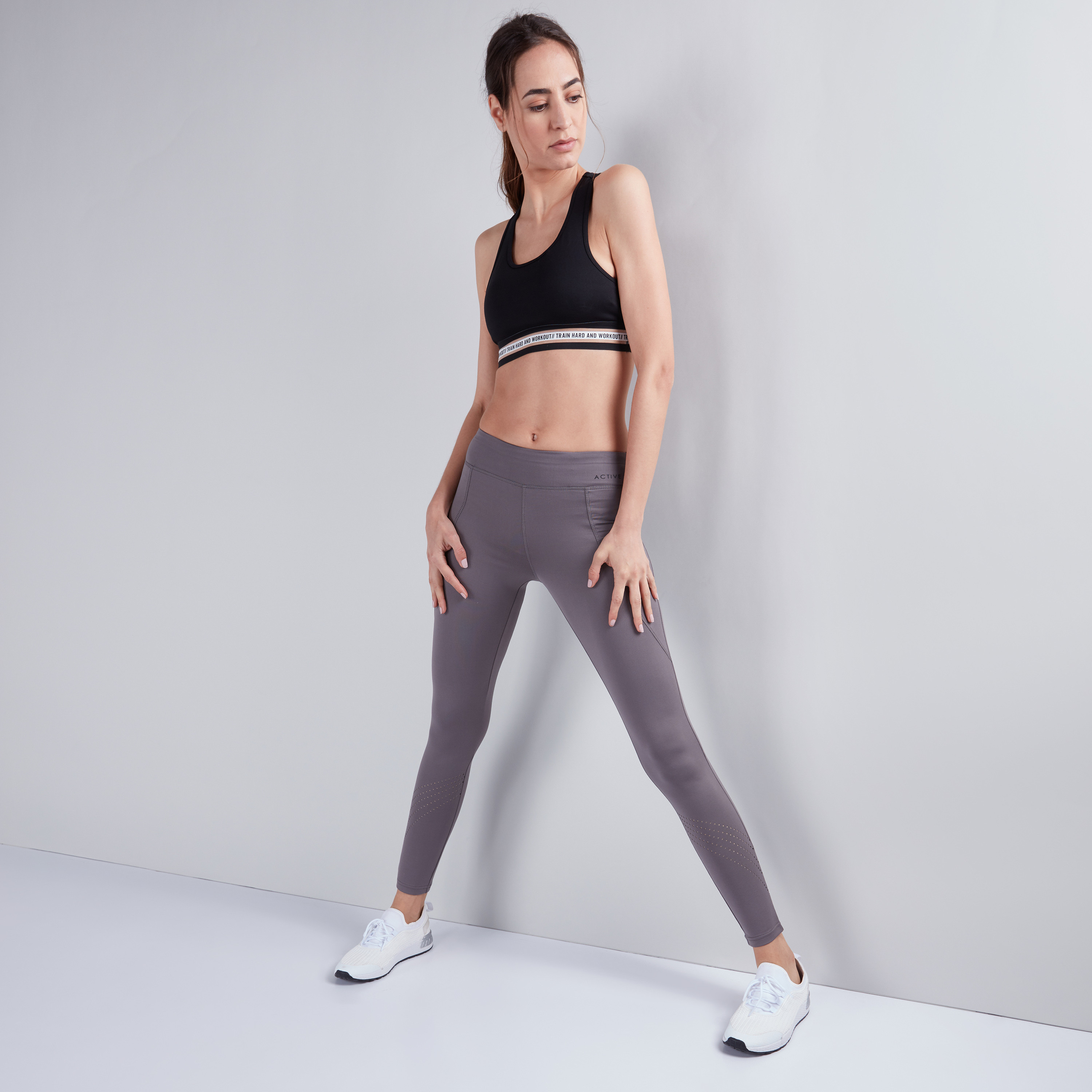 Shop Full Length Slim Fit High Waist Leggings Online Max Qatar