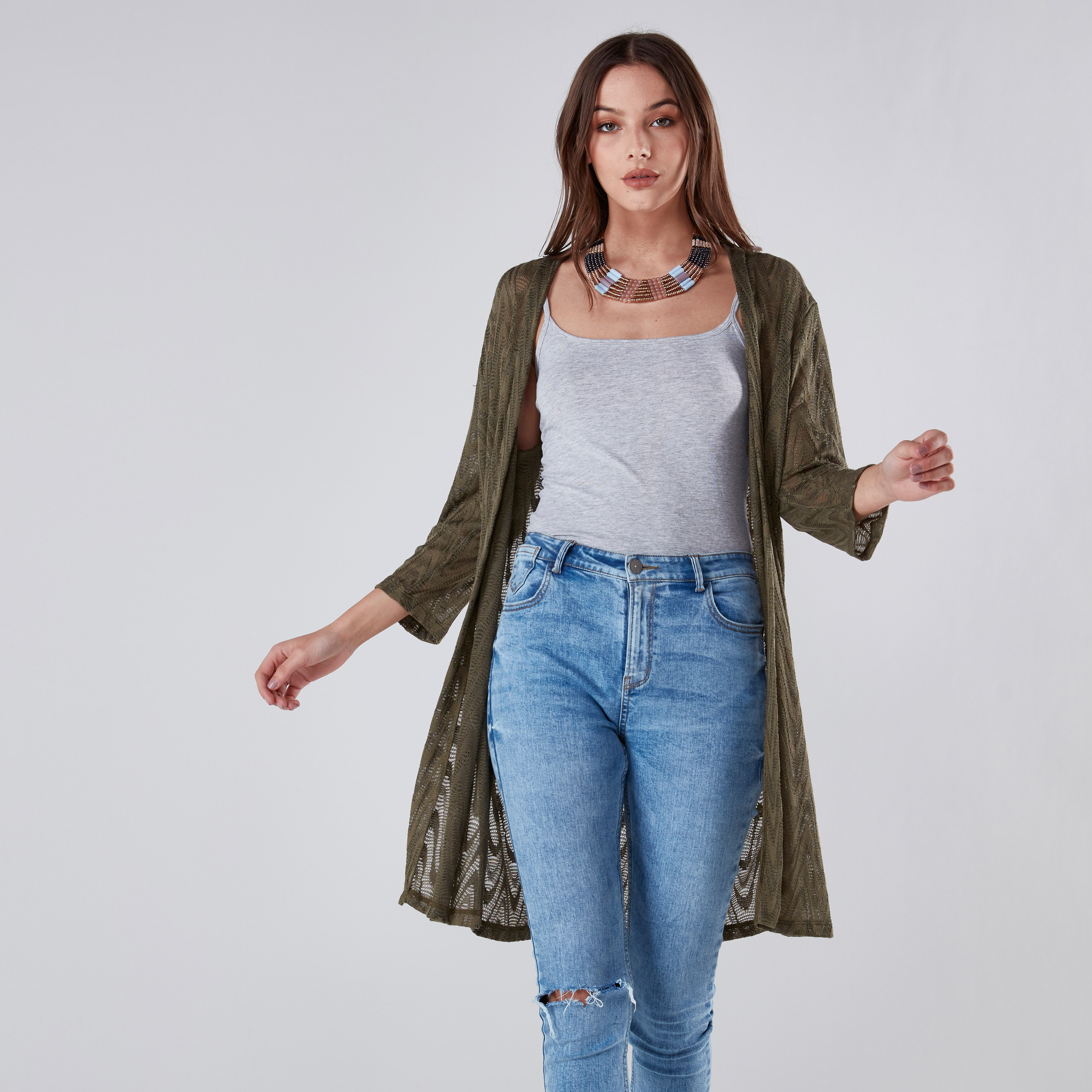 Jeans shrug online on sale shopping