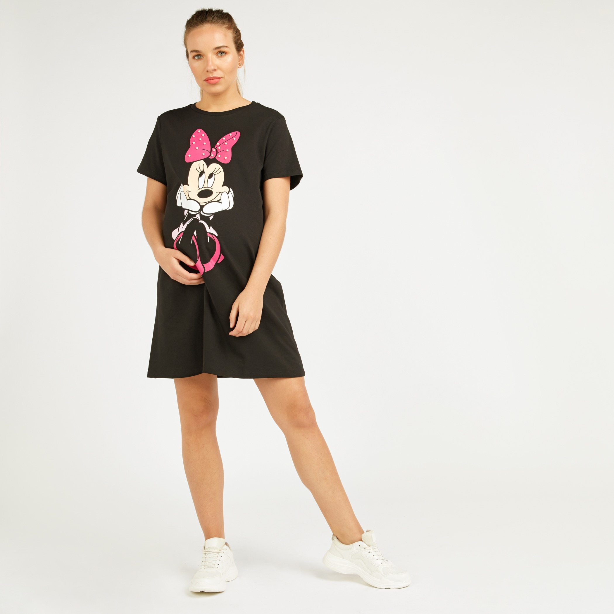 Minnie mouse hot sale tshirt dress