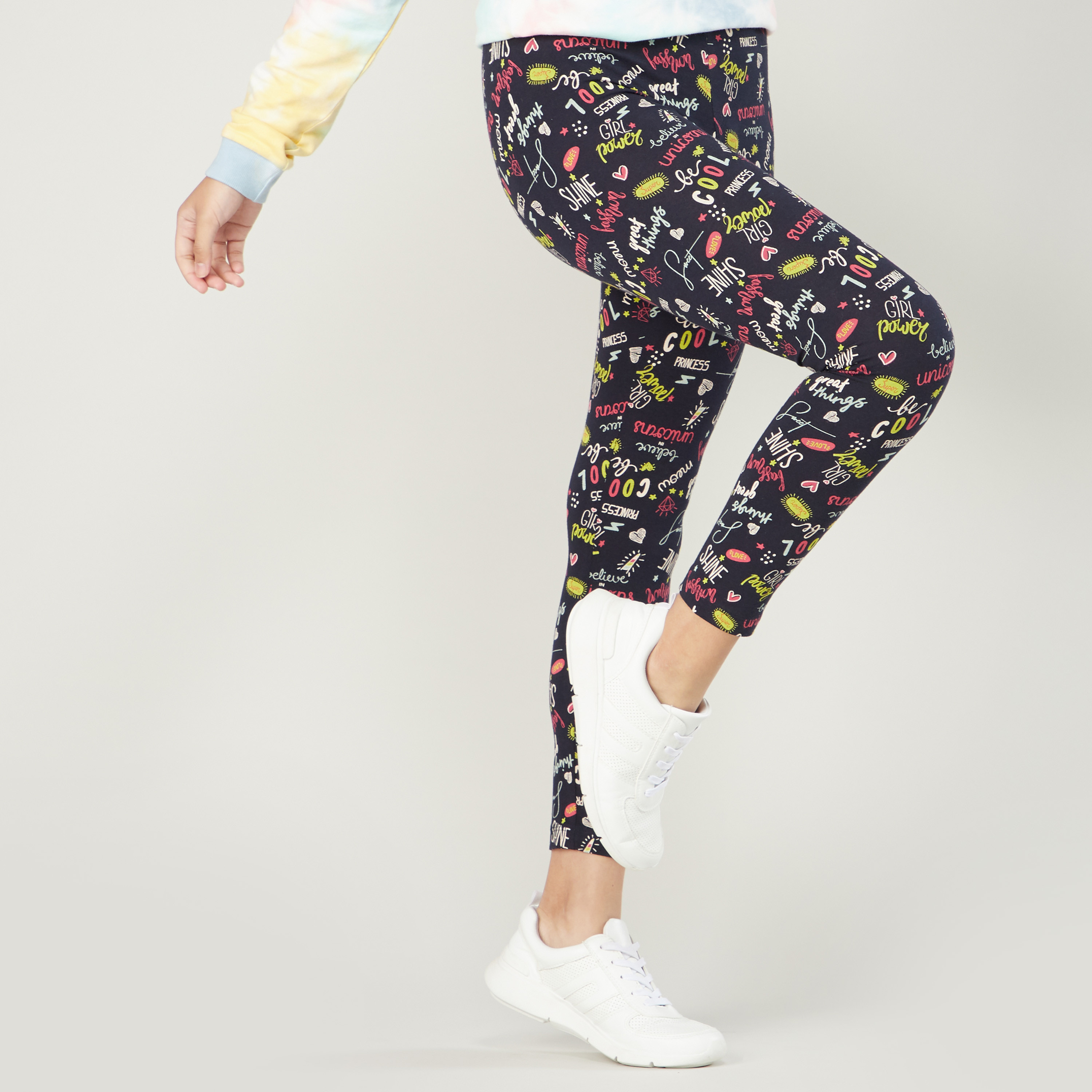 Babita Collection Online Shopping - Femme Cotton Lycra Leggings Vol 1  Fabric: Cotton Lycra Waist Size: Up To 28 in to 34 in( Free Size) Length:  Up to 39 in Type: Stitched