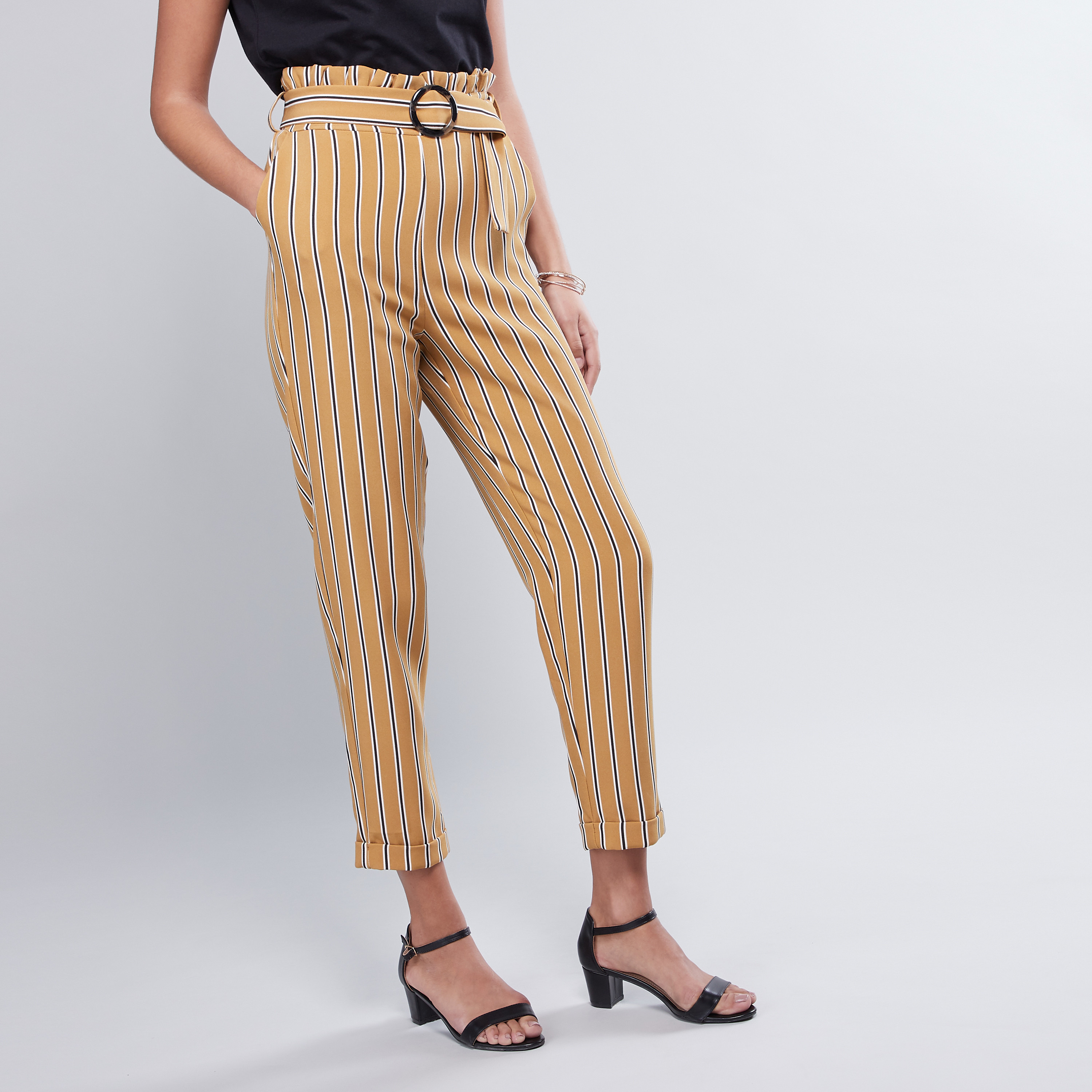 Striped pants sale for women