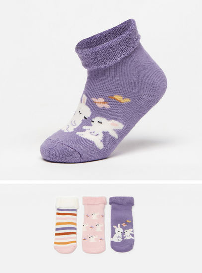 Pack of 3 - Assorted Ankle Length Socks