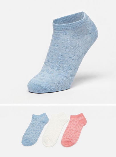 Pack of 3 - Assorted Ankle Length Socks-Socks & Stockings-image-0