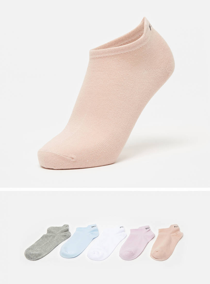 Pack of 5 - Printed Ankle Length Socks-Socks & Stockings-image-0