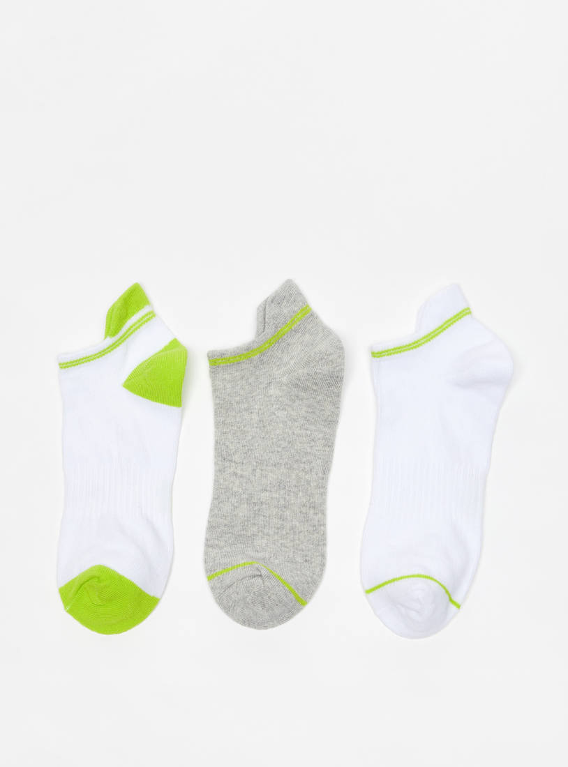 Set of 3 - Assorted Ankle Length Socks-Socks & Stockings-image-1