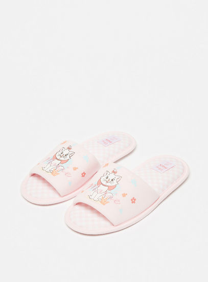 Marie Print Slip-On Bedroom Slippers