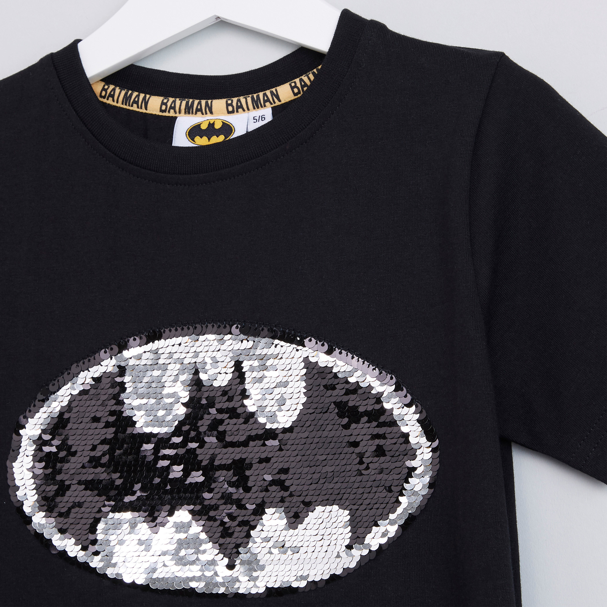 Sequin batman t clearance shirt