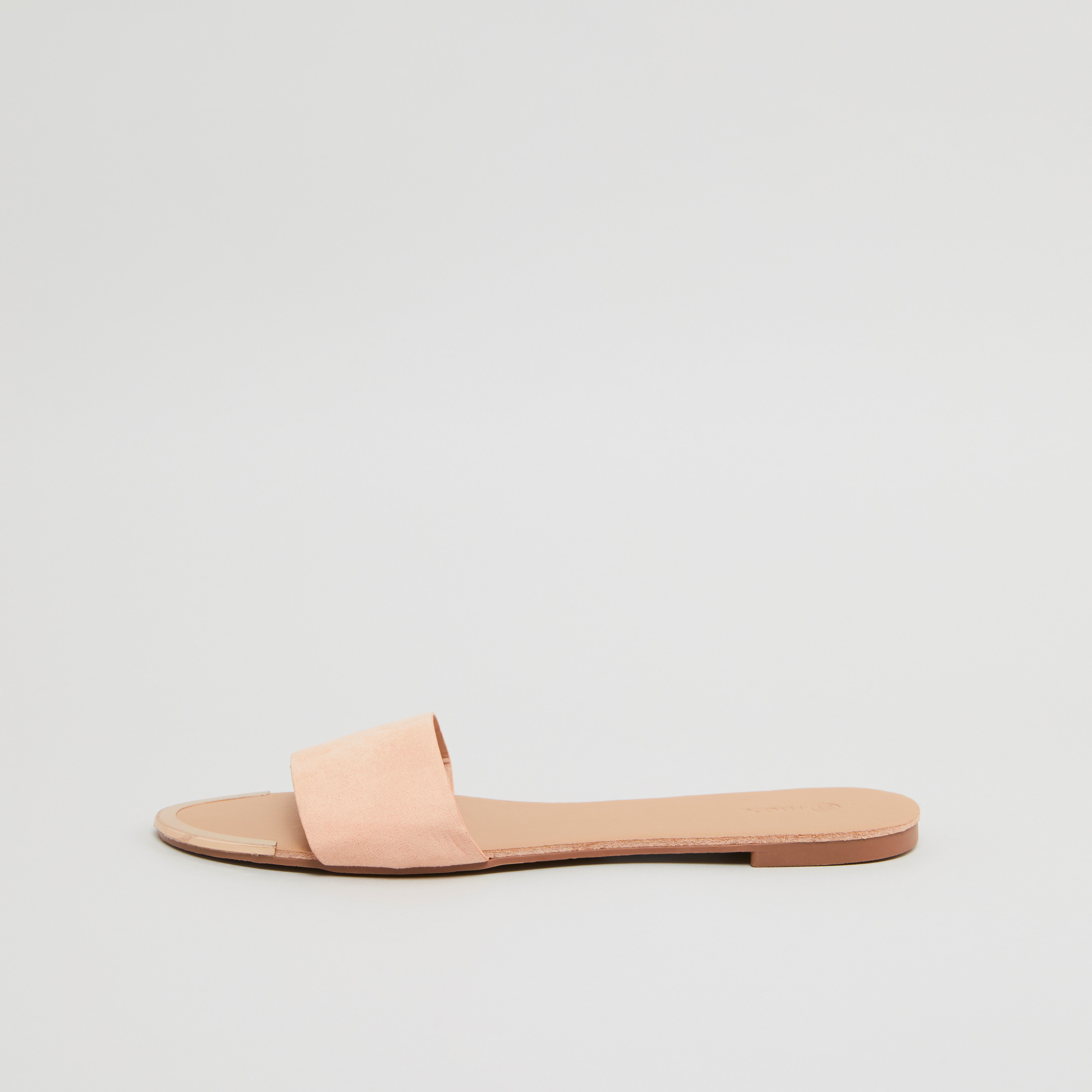 Plain hot sale slide sandals