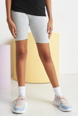 Solid Fade Resistant Shorts with Elasticised Waistband