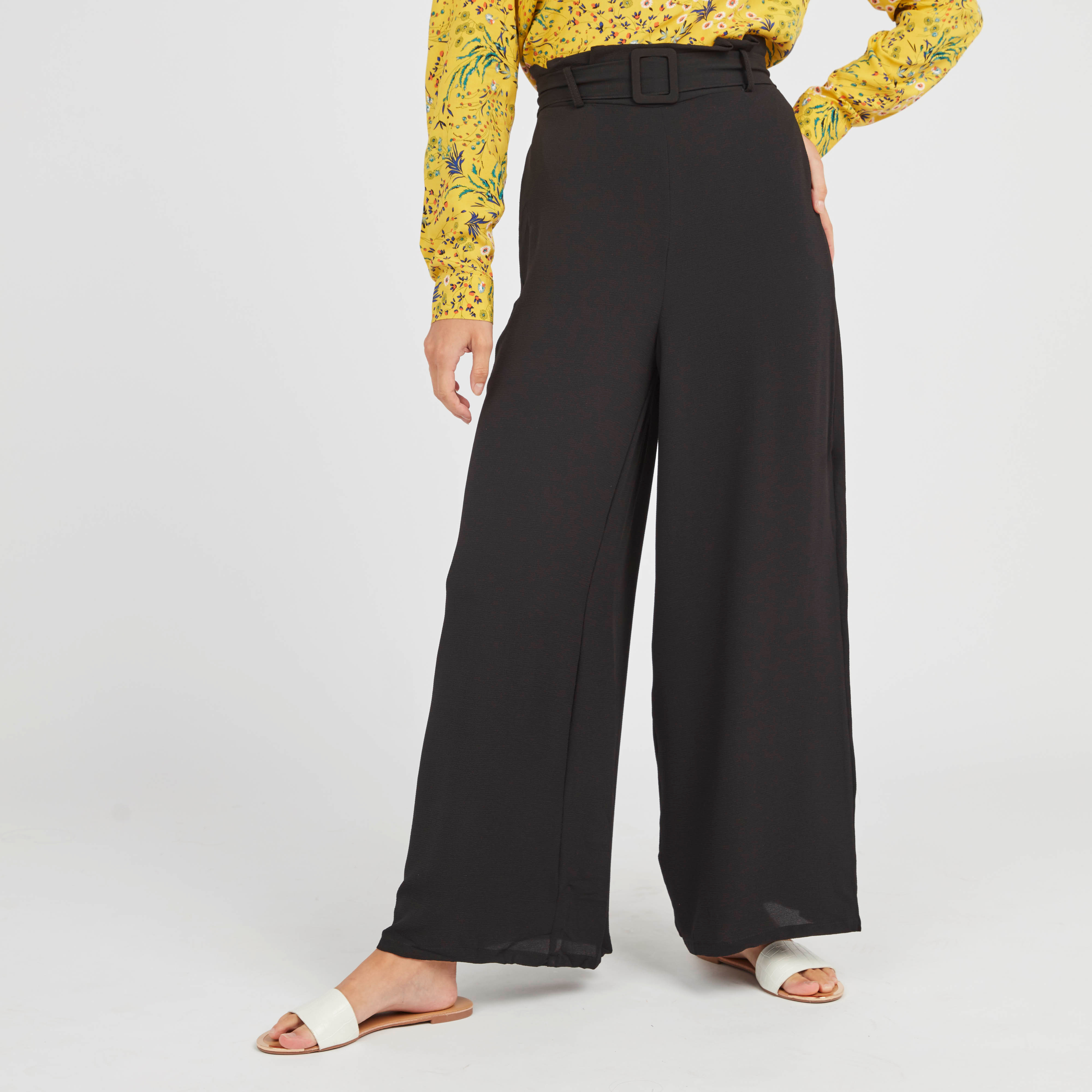 Paper bag clearance slim leg trousers