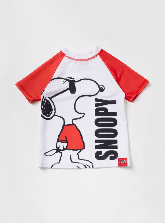 Snoopy Print 2-Piece Swim Set