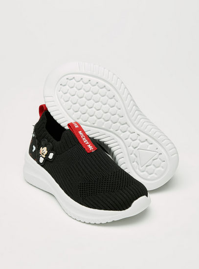 Mickey Mouse Slip-On Sports Shoes with Pull Up Tab