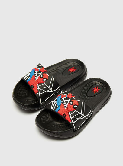 Spider-Man Print Slide Slippers