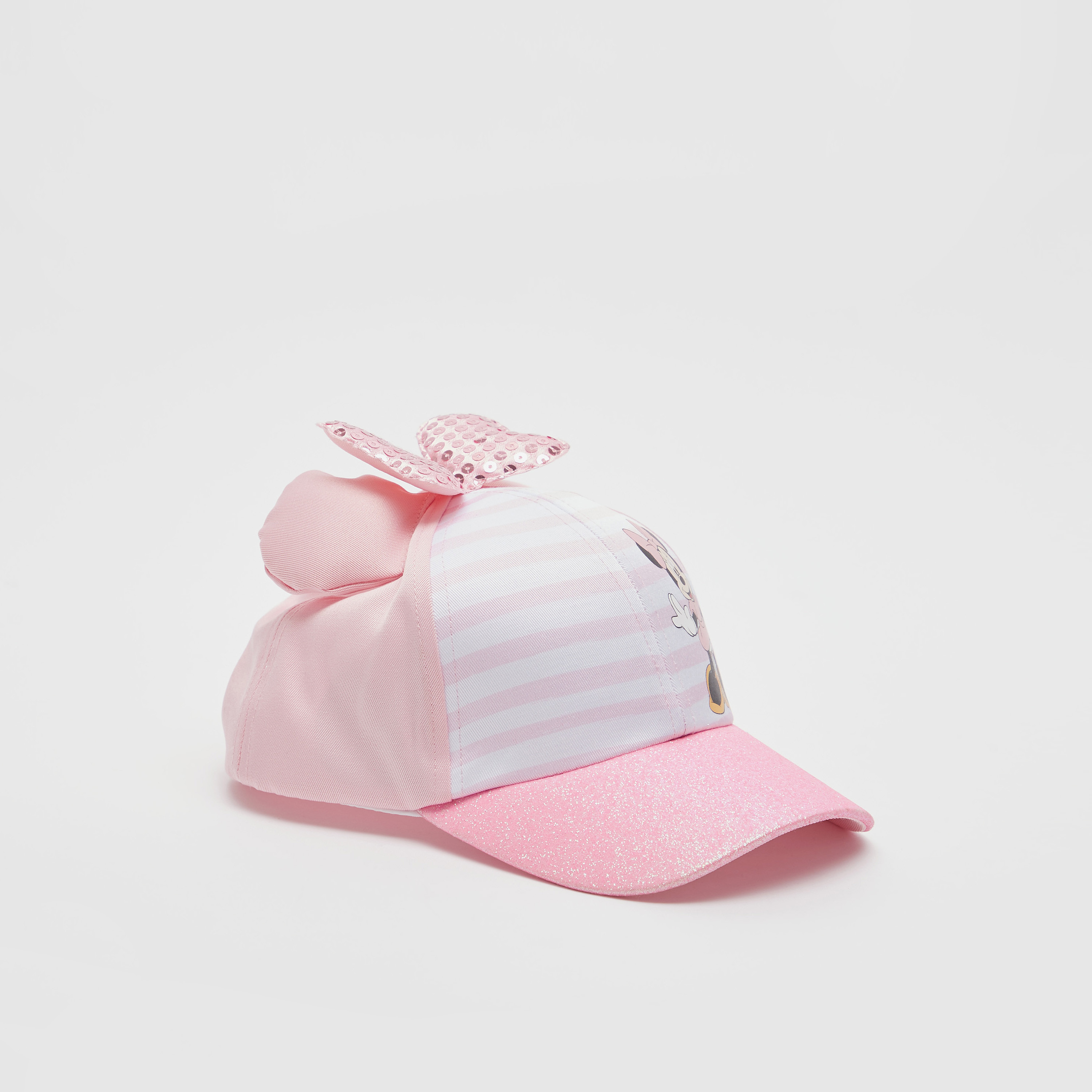 Shop Minnie Mouse Print Baseball Cap 