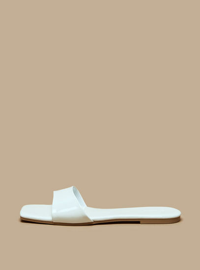 Open Toe Slip-On Flat Sandals-Eid-image-0