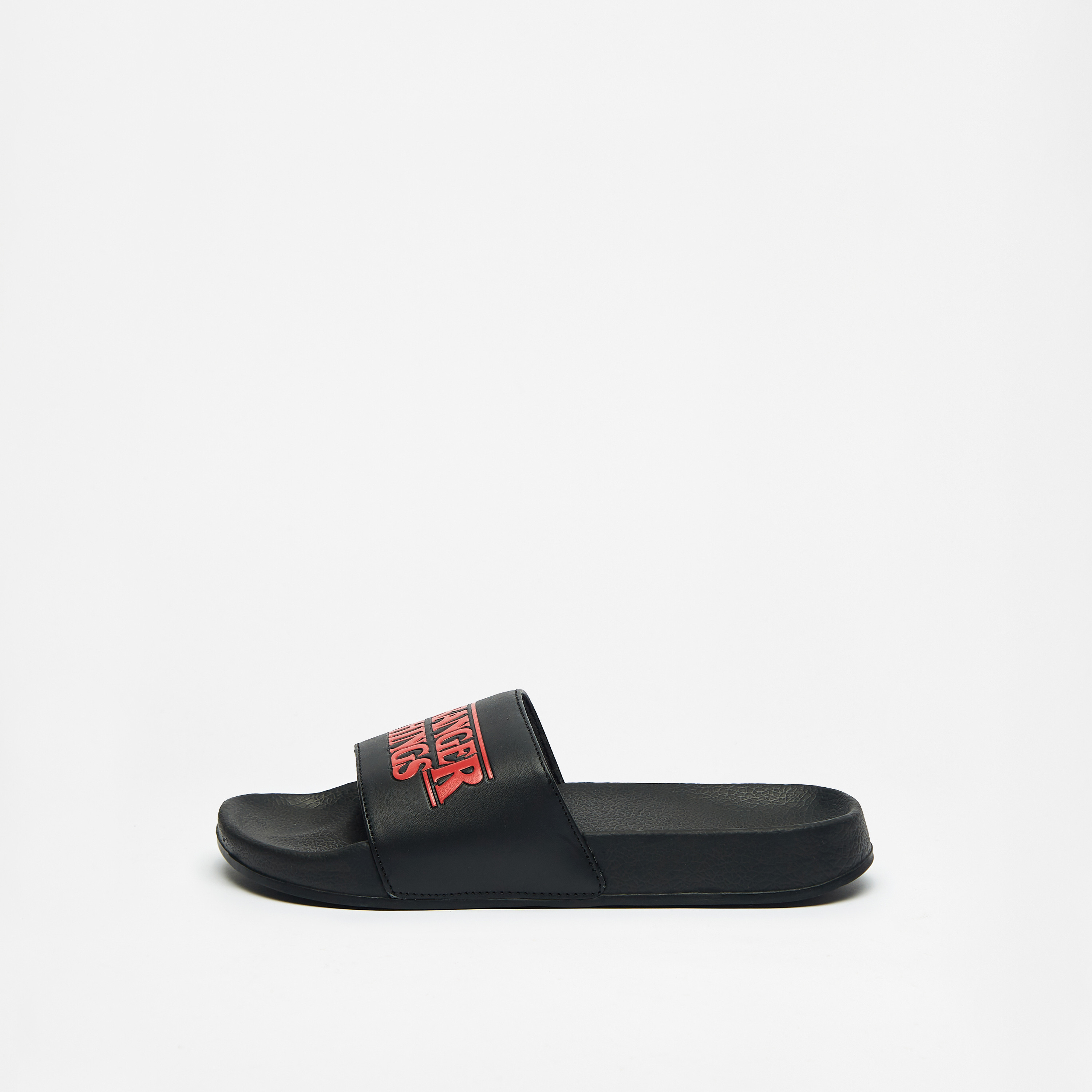 Shop Stranger Things Print Slip On Beach Slippers Online Max UAE