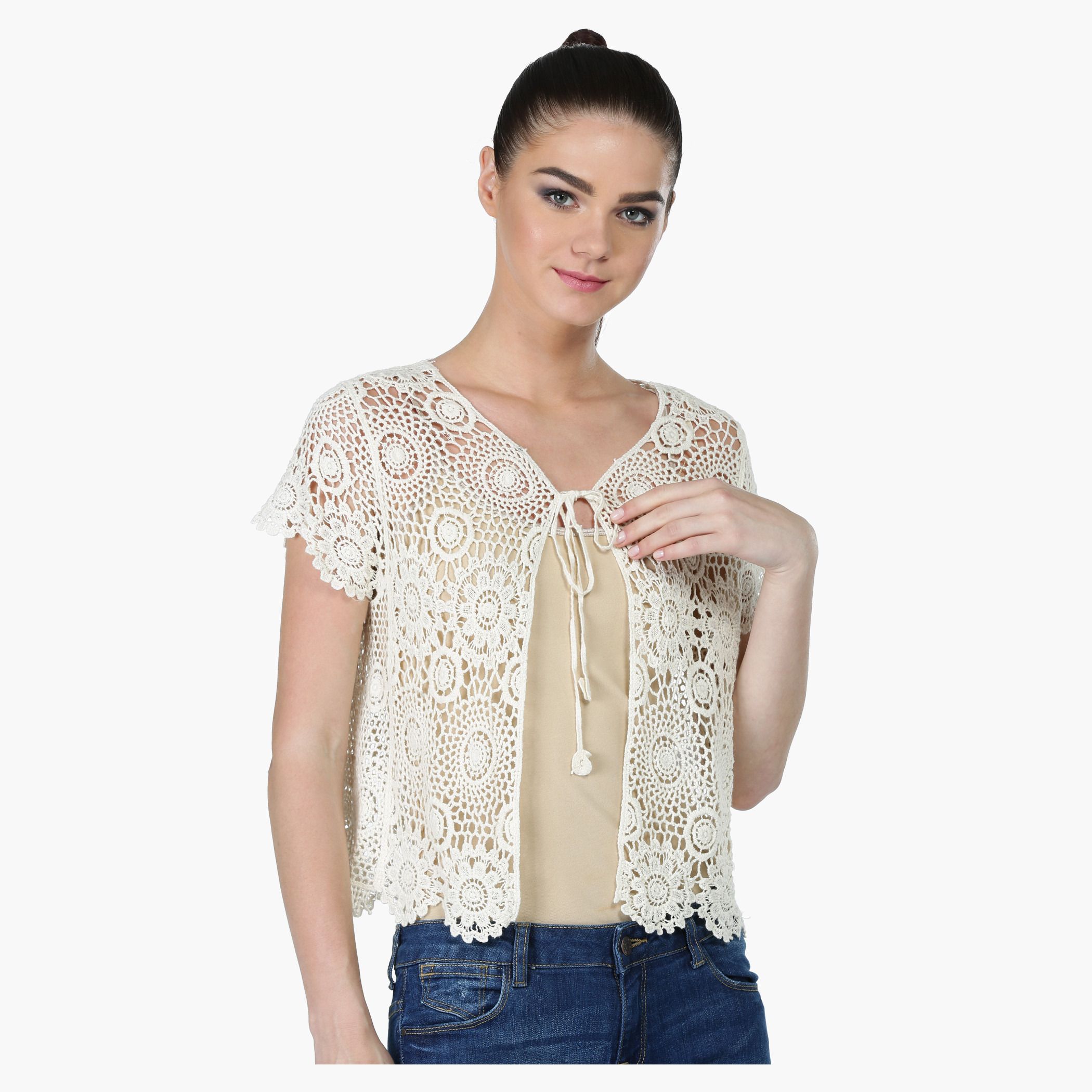 White hot sale shrug online