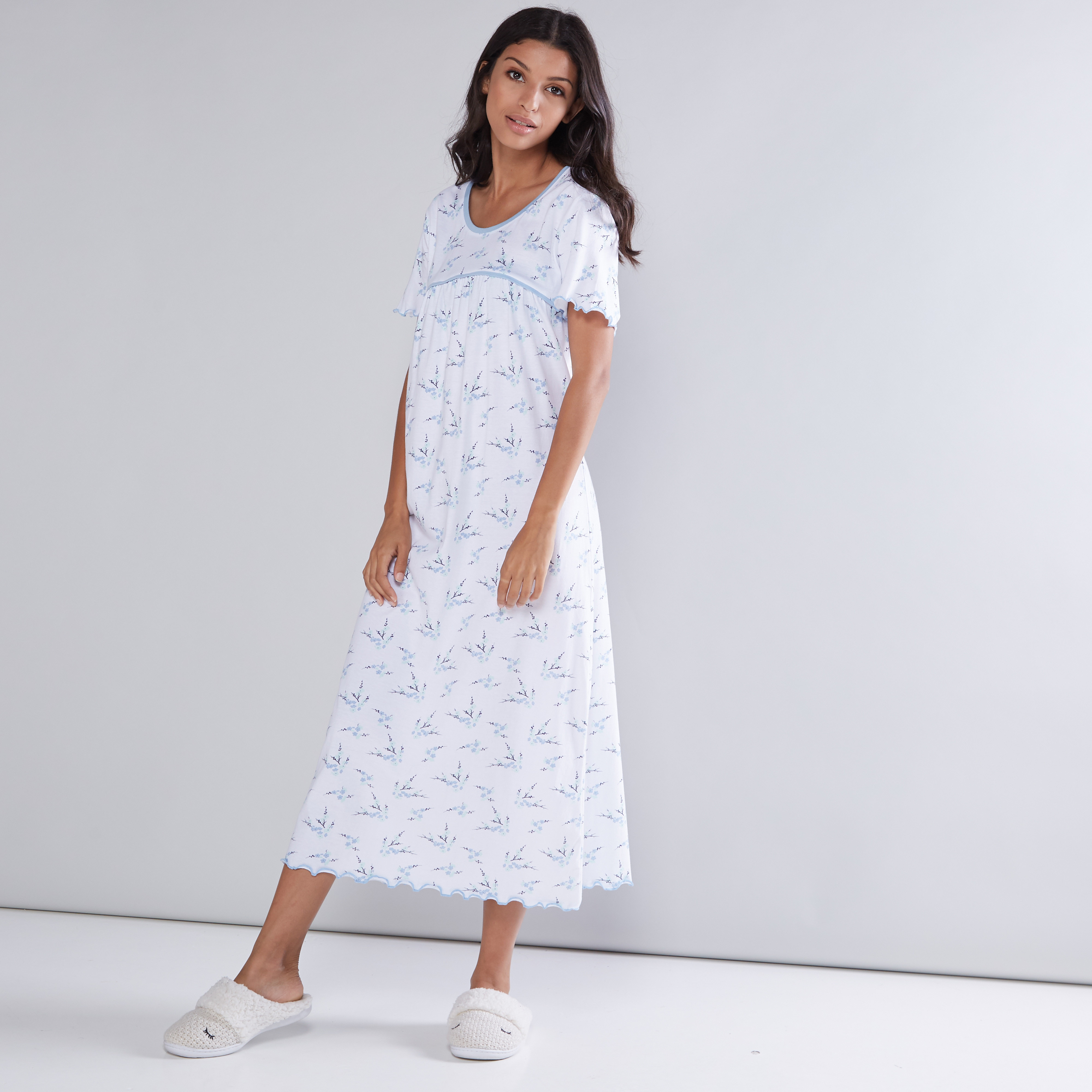 Gypsie Blu Satin Silk Tunic for Women Short Sleepwear Dress Adjustable  Nightgown Plus Size Kimono Sleeve Ladies Caftan Online - Walmart.com