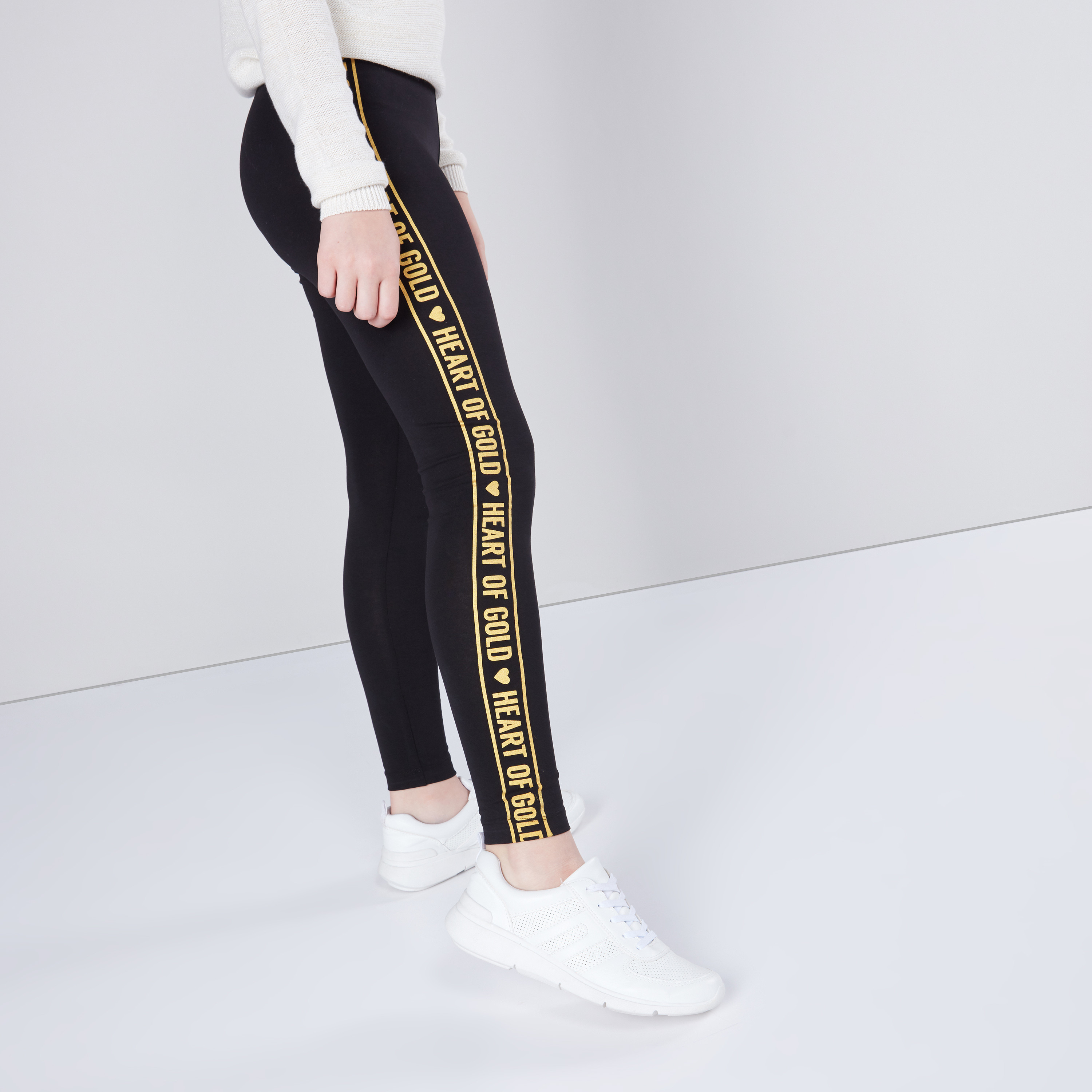 Buy eDESIRE Latest Stylish Shining Leggings Pant Glittery Glossy Dark Golden  Shimmer Shiny Leggings, Free Size(28 To 36 inch Waist) Online at Best  Prices in India - JioMart.