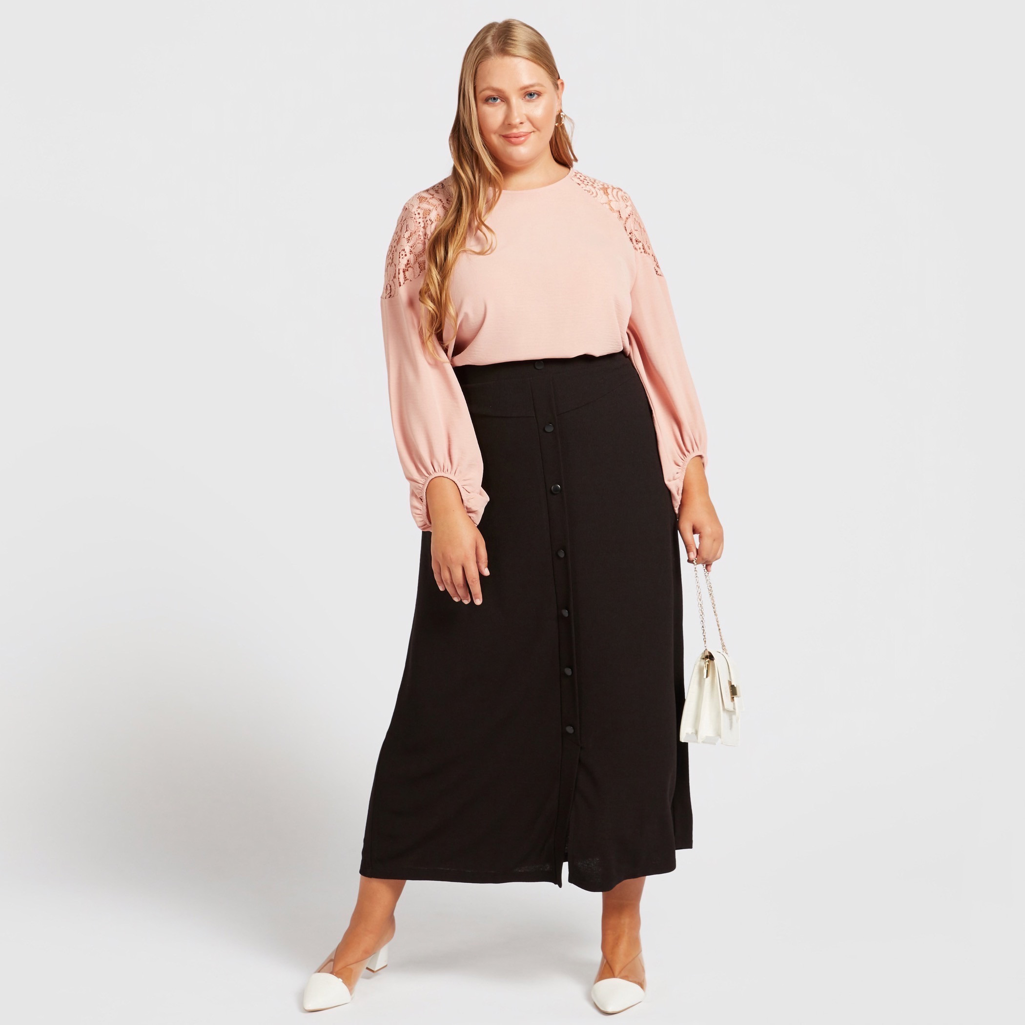 Plus size hotsell midi skirt 00