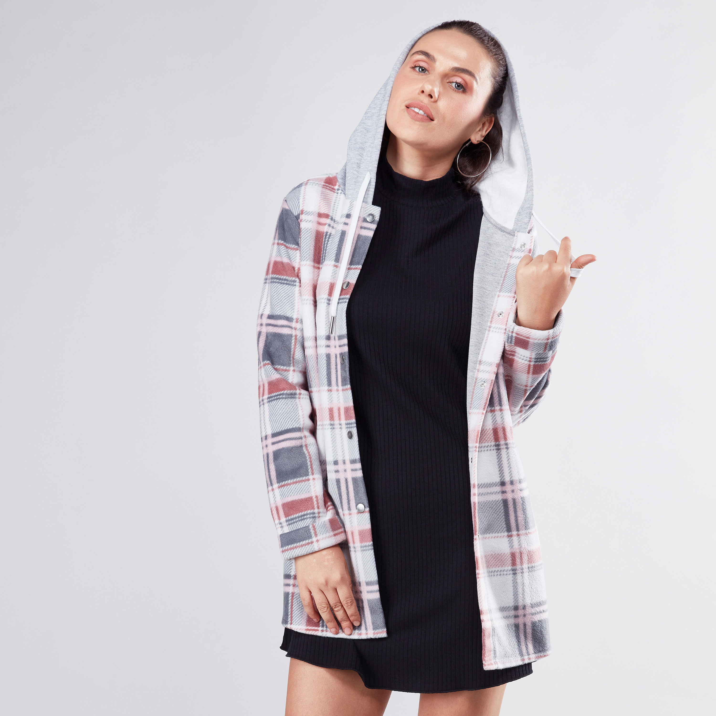 Chequered jacket hot sale