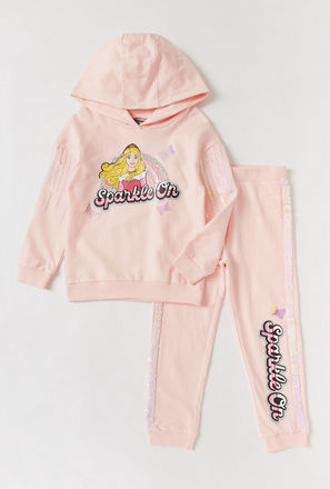 Princess Print Hooded Sweatshirt and Jog Pants Set-mxkids-girlstwotoeightyrs-clothing-sets-2