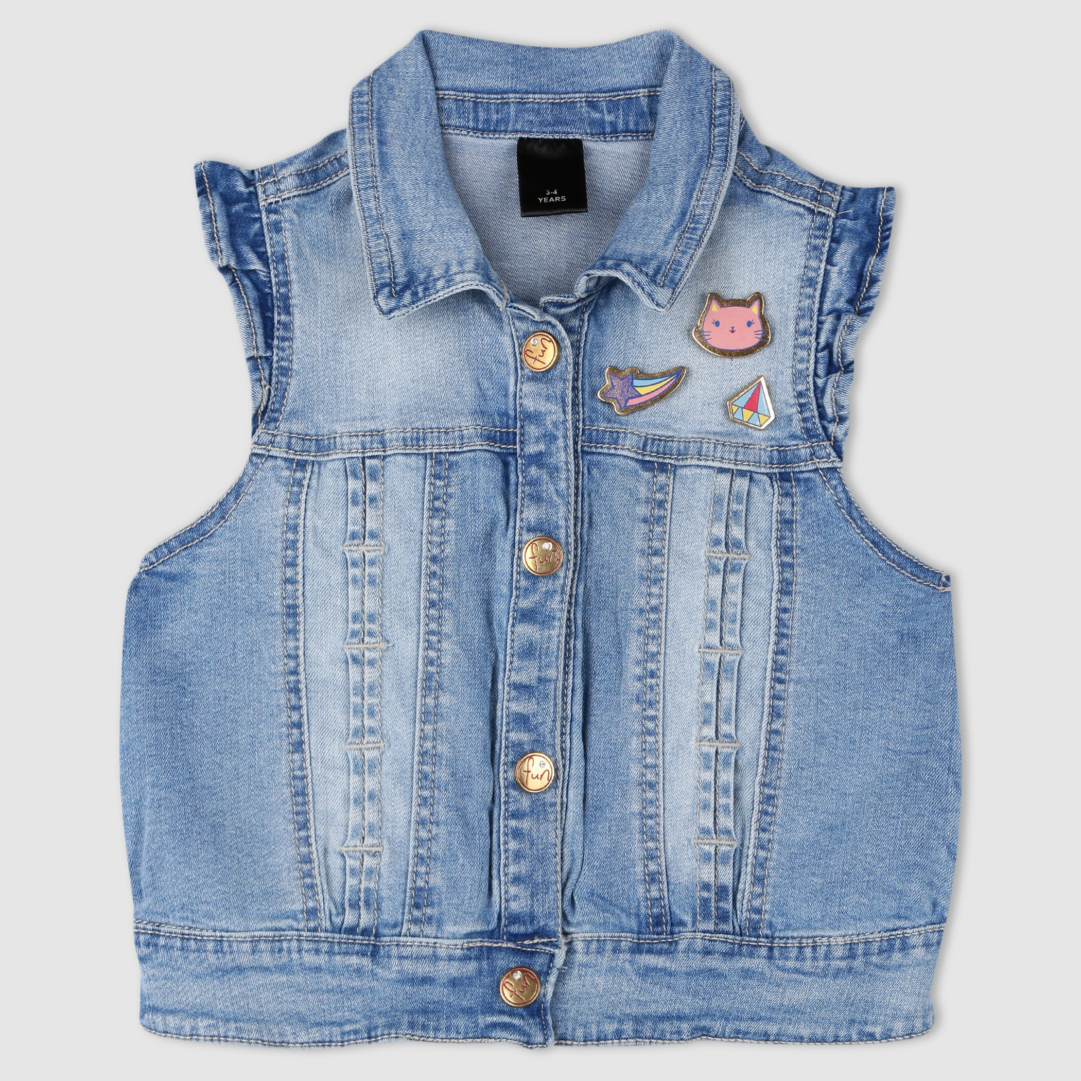 Candy color denim vest ladies short spring and autumn new style Korean  version of raw edge lapel cardigan vest for women Color: Lavender, Size: M  | Uquid shopping cart: Online shopping with