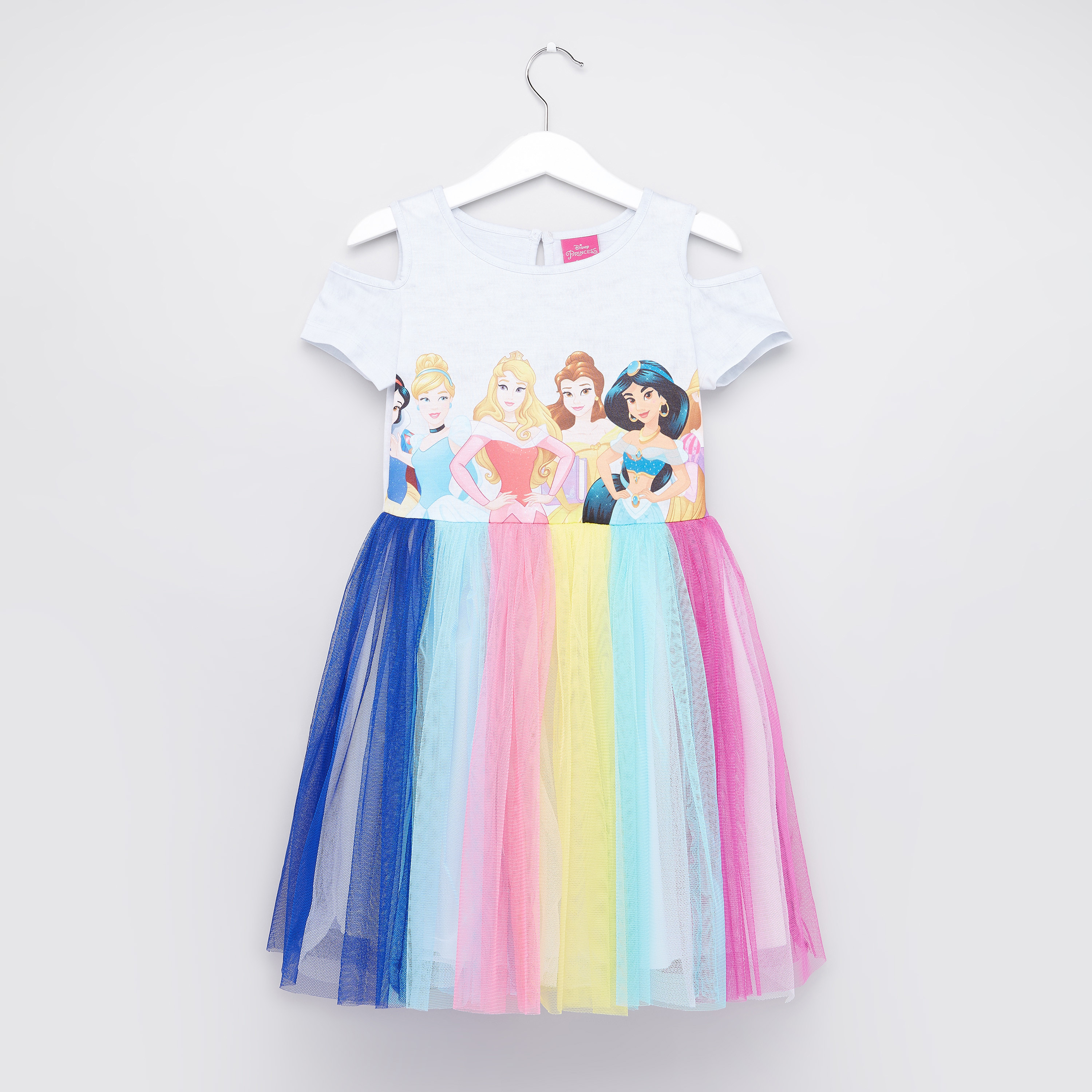 Disney Princess Ariel Cinderella Aurora Belle Toddler Girls French Terry  Skater Dress Pink 4t : Target