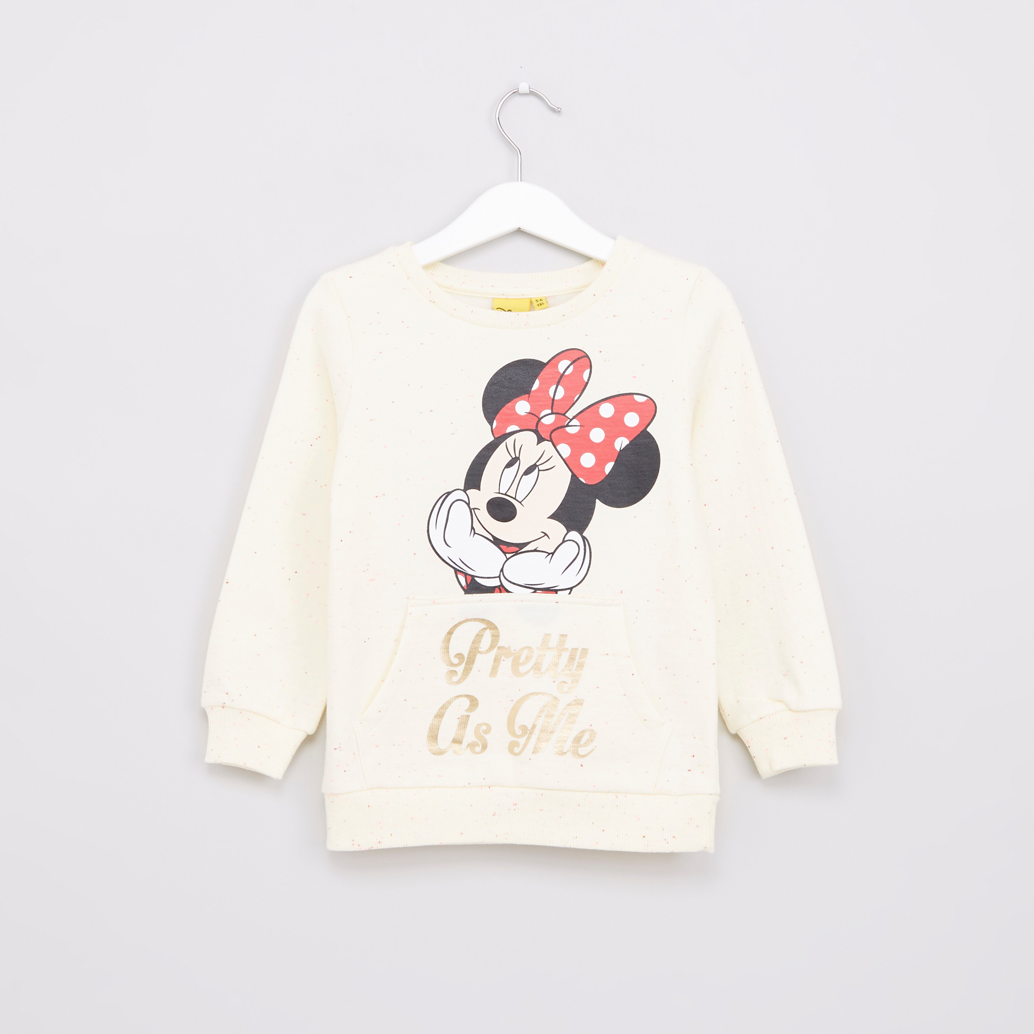 Shop Minnie Mouse Printed Round Neck 