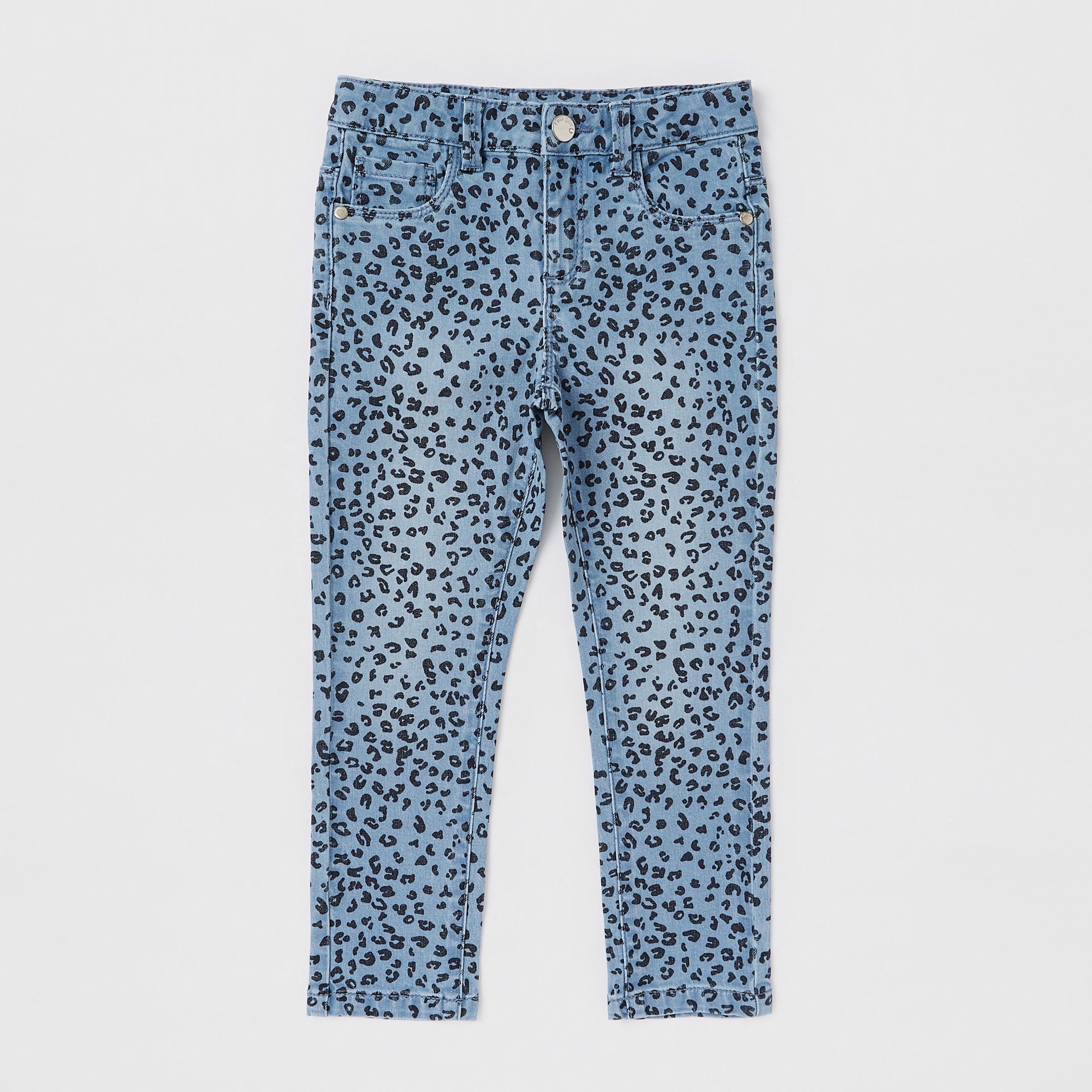 MiniMe Leopard Mom Jeans (7-14) | GUESS