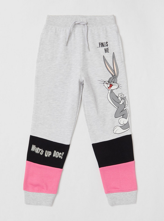 Set of 2 - Bugs Bunny Print Sweatshirt and Jog Pants