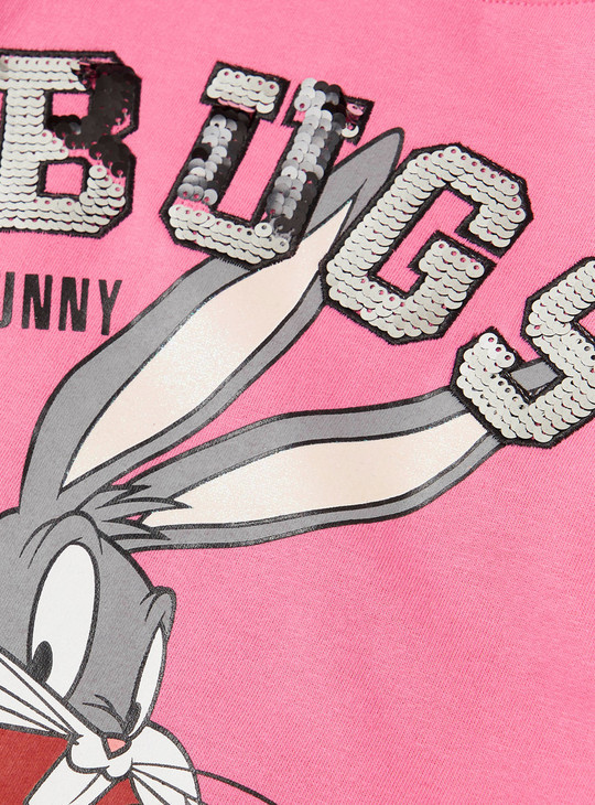 Set of 2 - Bugs Bunny Print Sweatshirt and Jog Pants