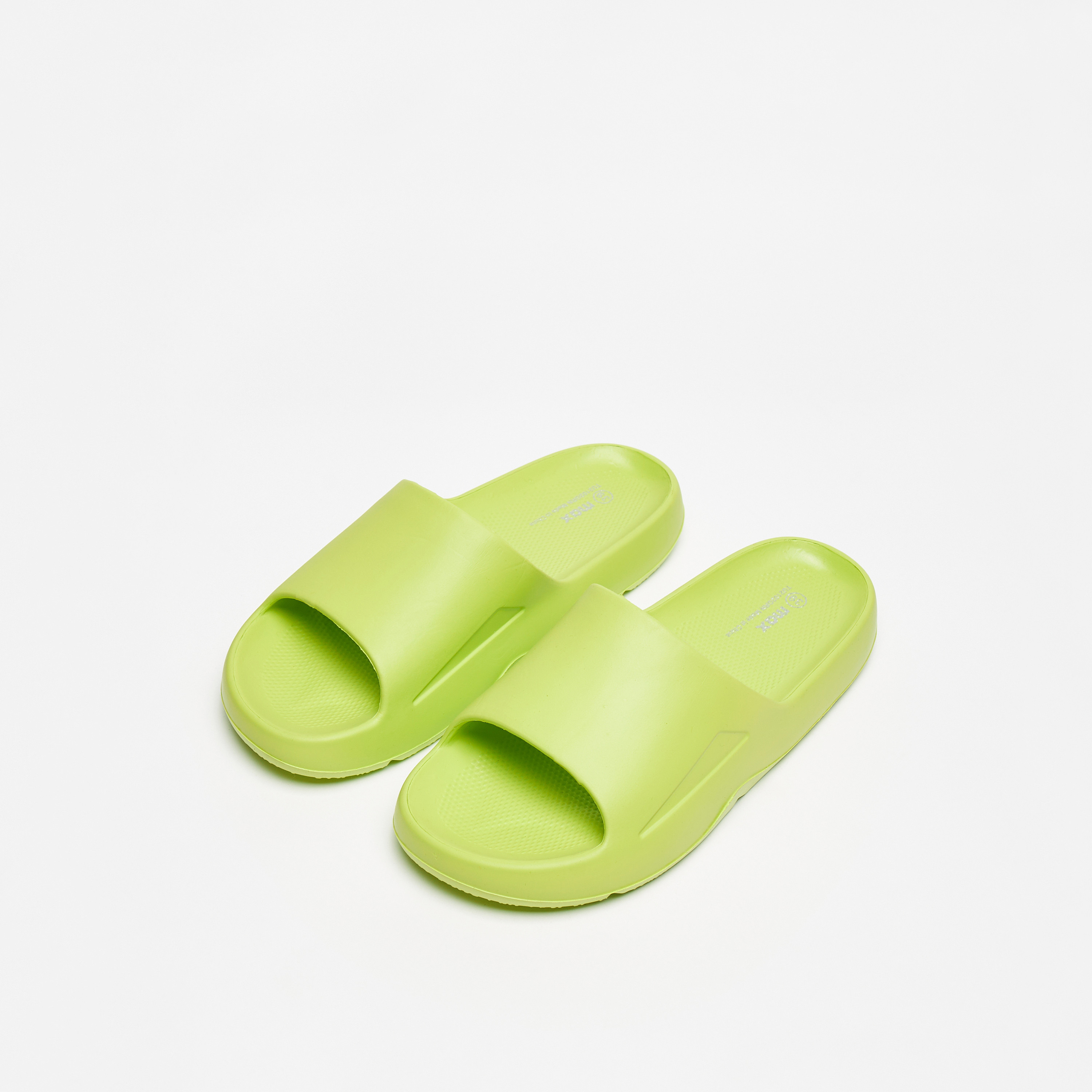 Plain slide outlet sandals