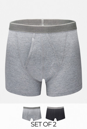 Pack of 2 - Plain Boxers
