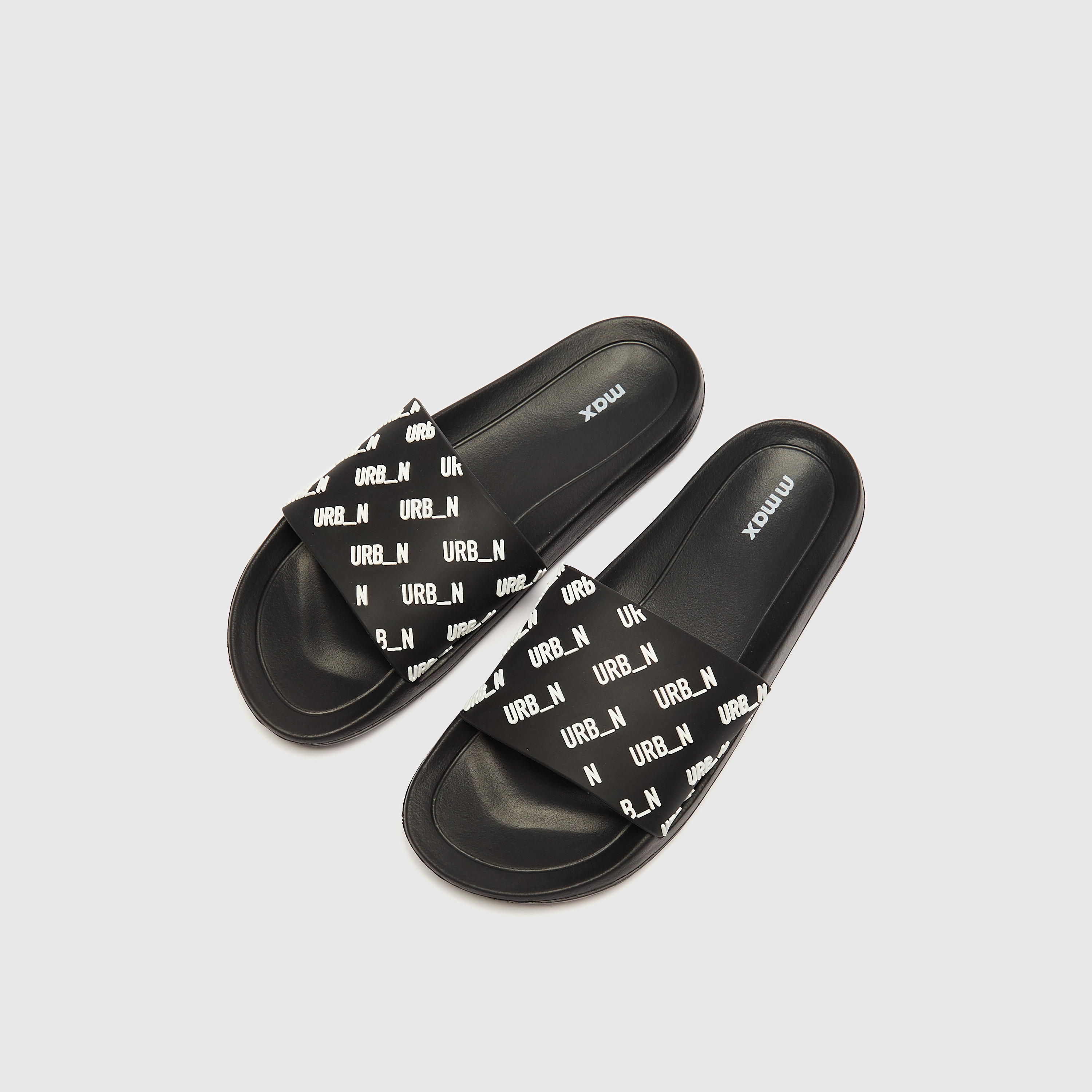 Shop Embossed Slip On Slide Sandals Online Max UAE