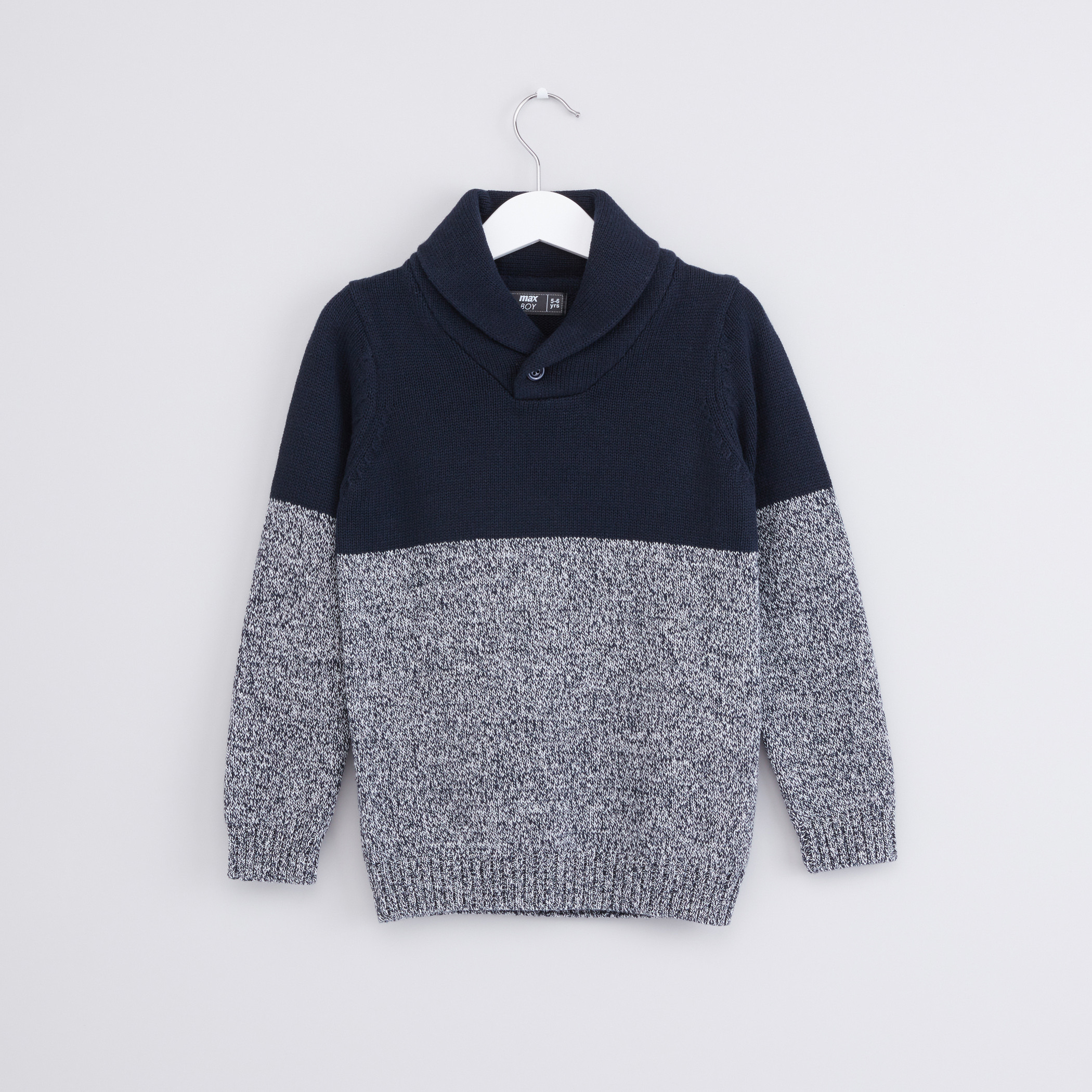 Shop Textured Long Sleeves Sweater 