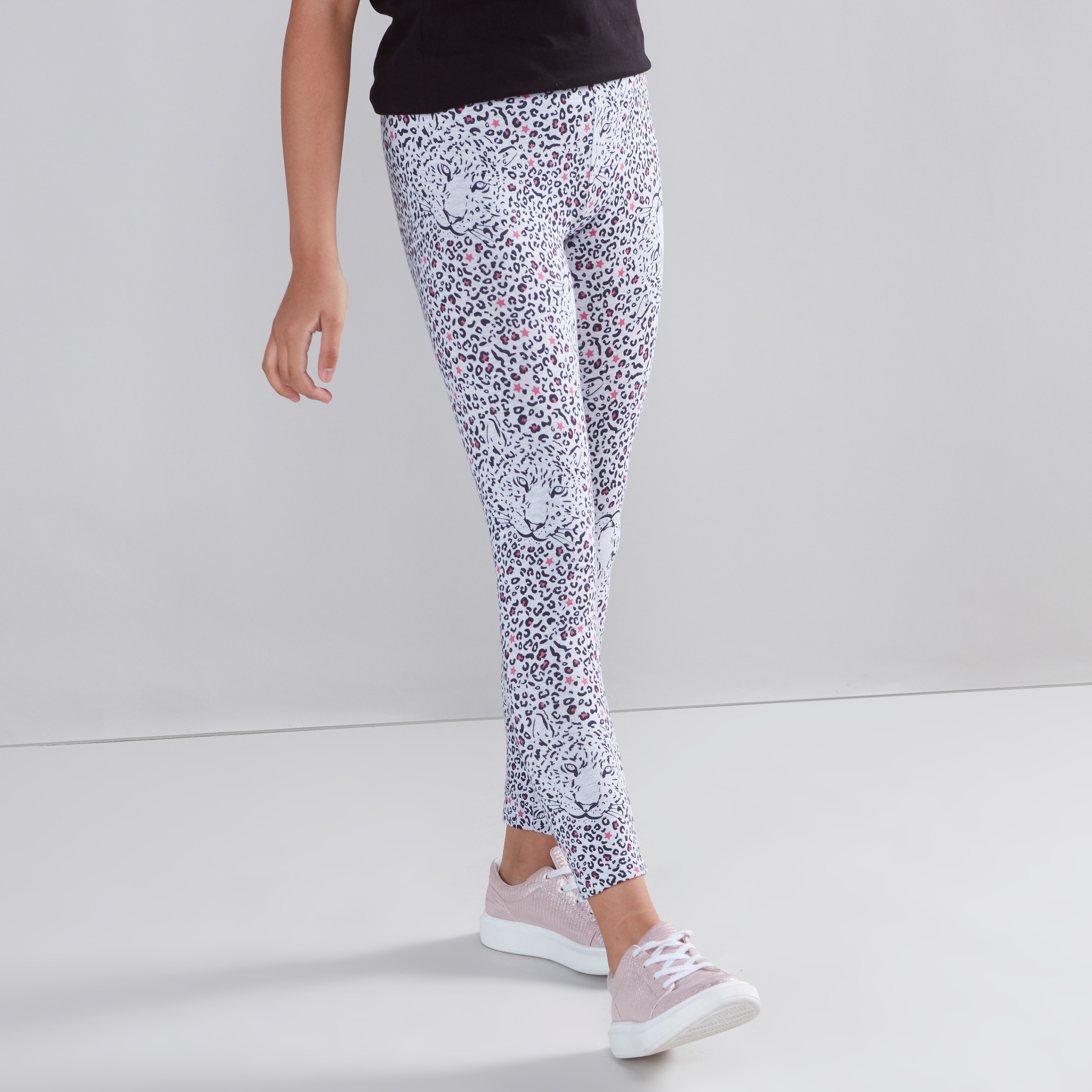 Buy DKNY Women Mulicoloured High-Waist Printed Leggings for Women Online |  The Collective