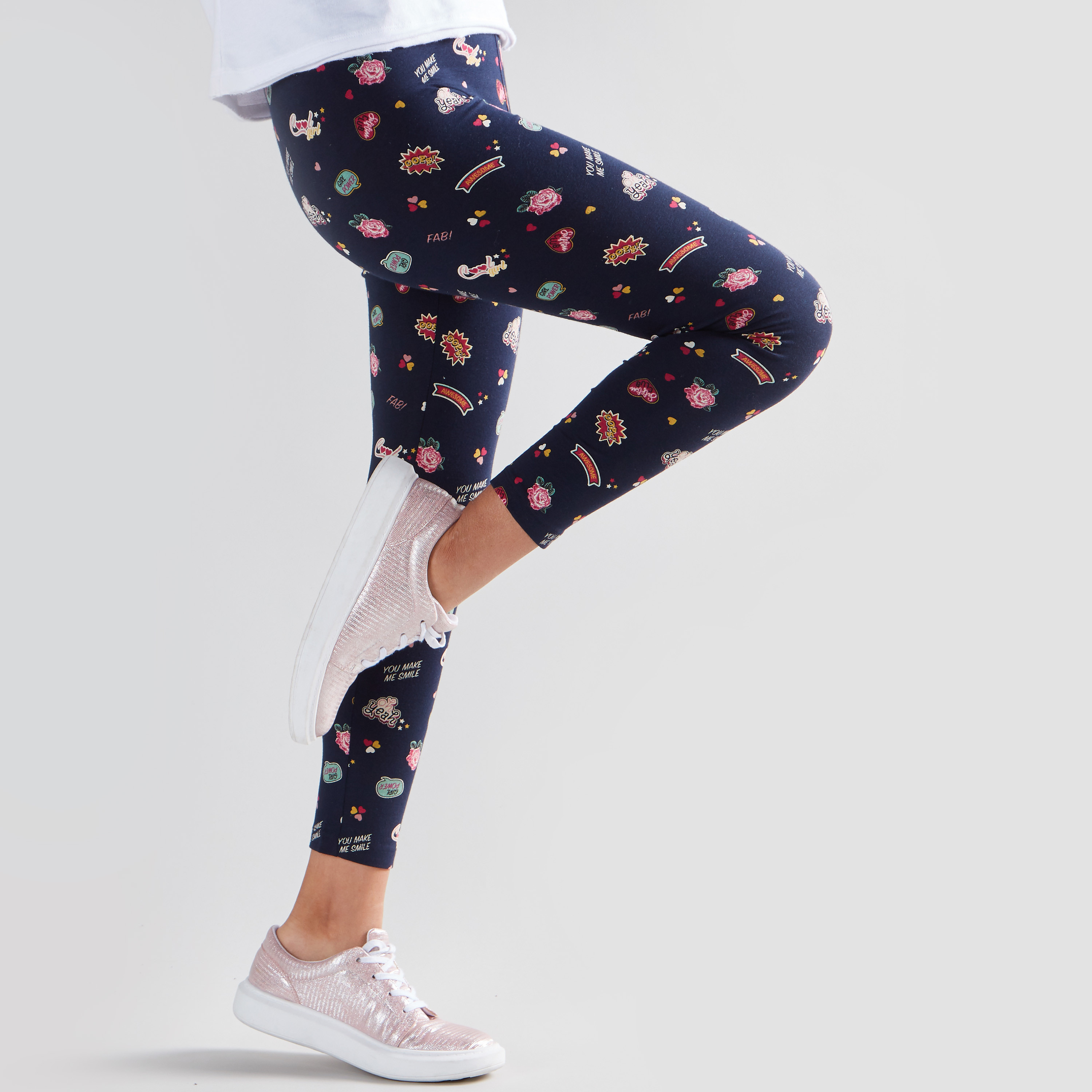 Patterned Skeleton Print Purple Yoga Leggings - Buy Print Leggings Online |  FlexyFeli