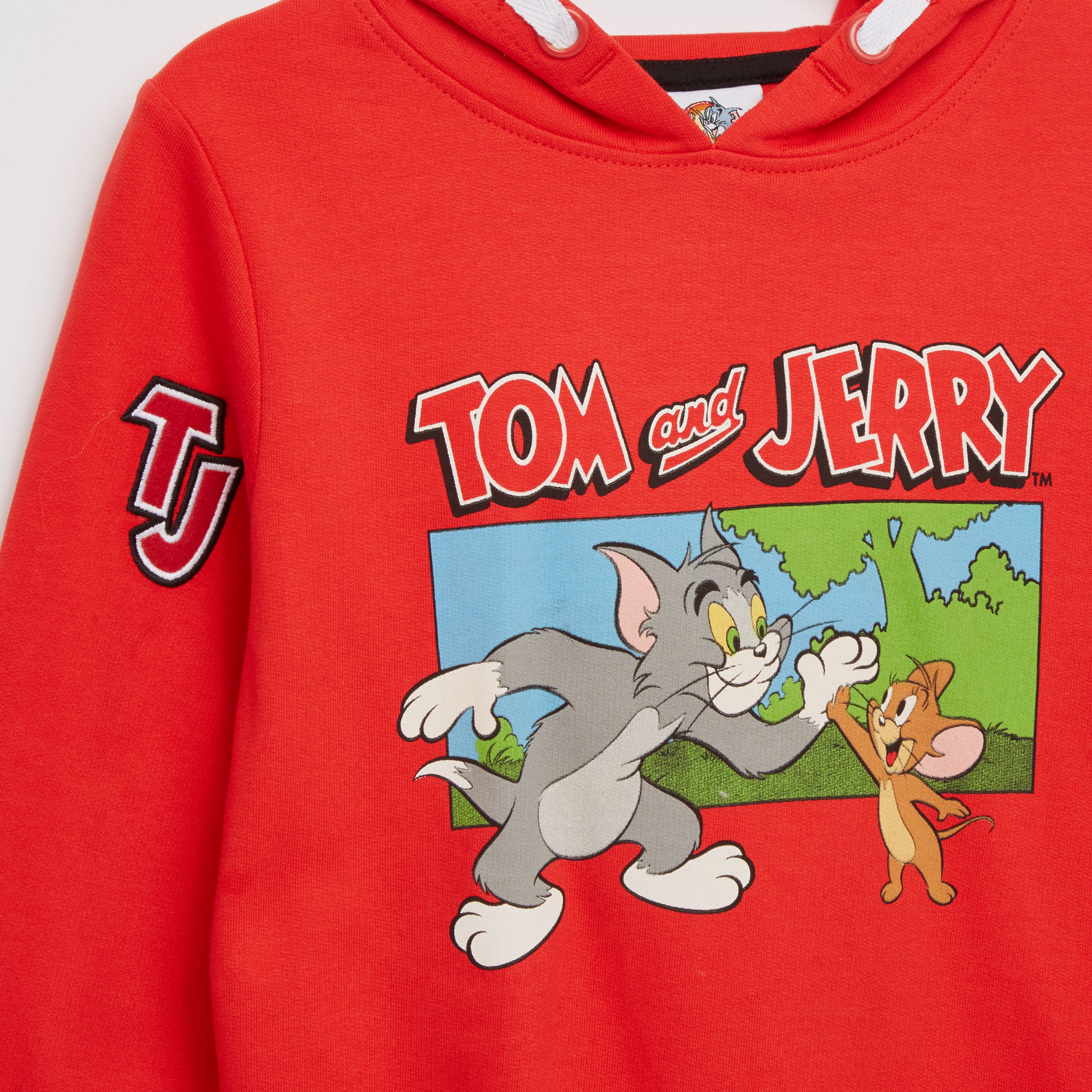 Red tom and online jerry hoodie