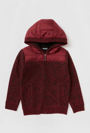 Solid Sweater with Hood and Long Sleeves-mxkids-boystwotoeightyrs-clothing-sweatersandcardigans-3
