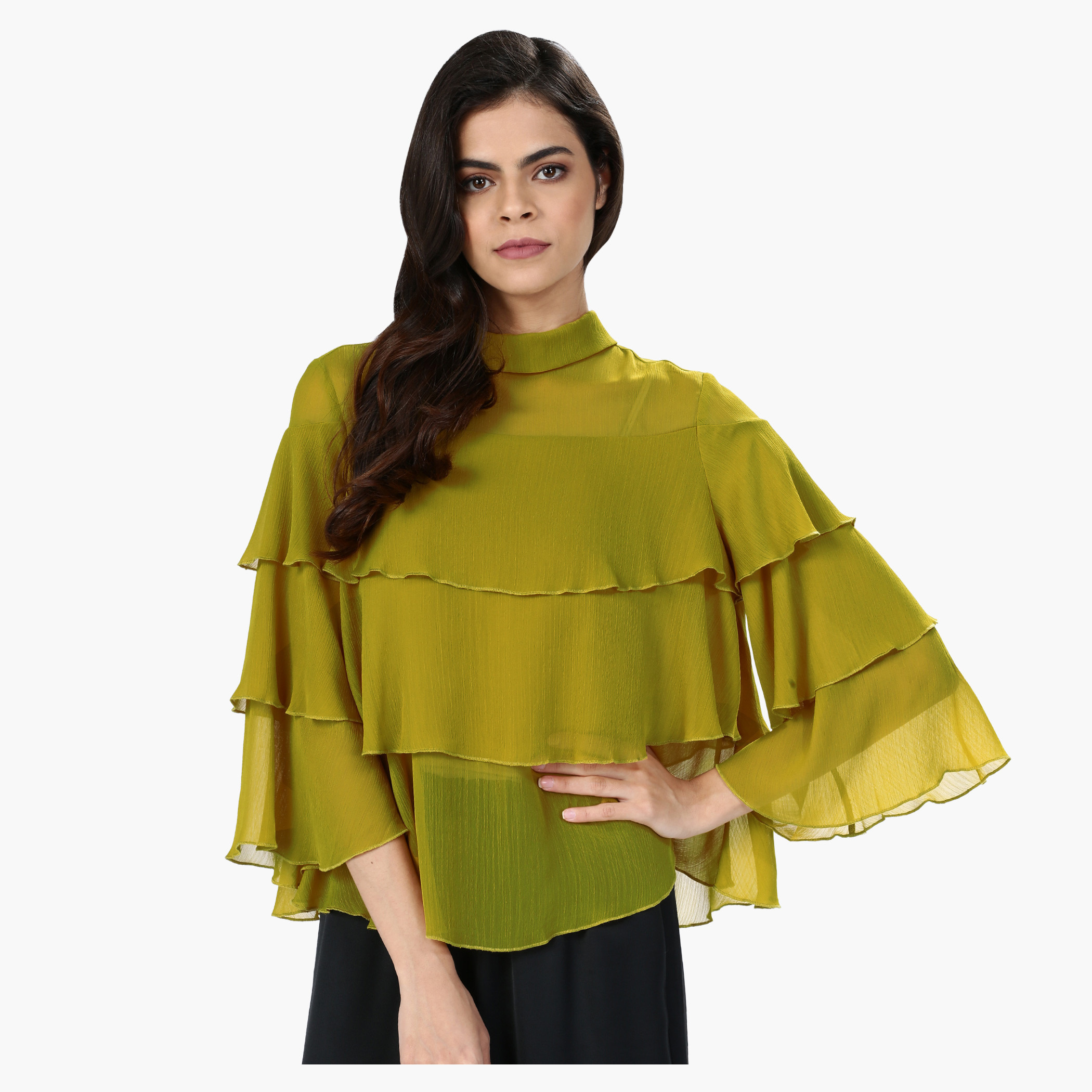 Women's tops store with flared sleeves