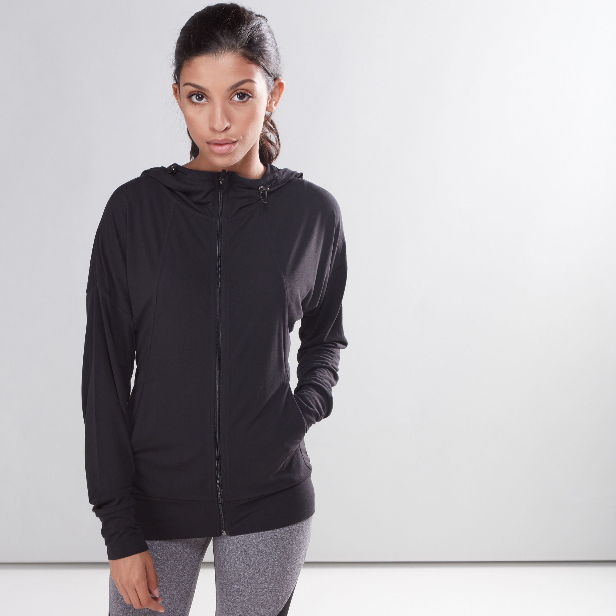 Yoga hot sale zip jacket