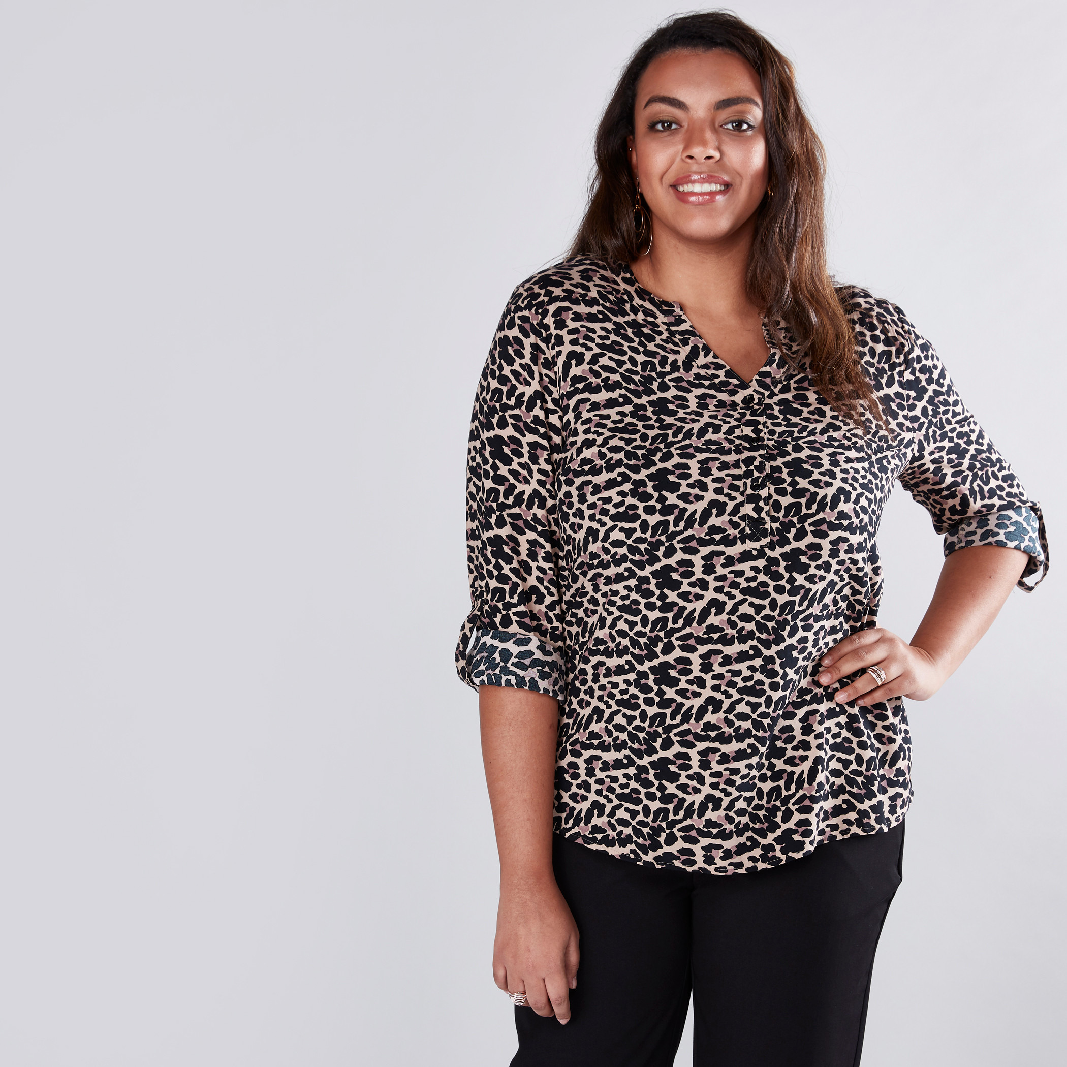 Plus size top clearance online