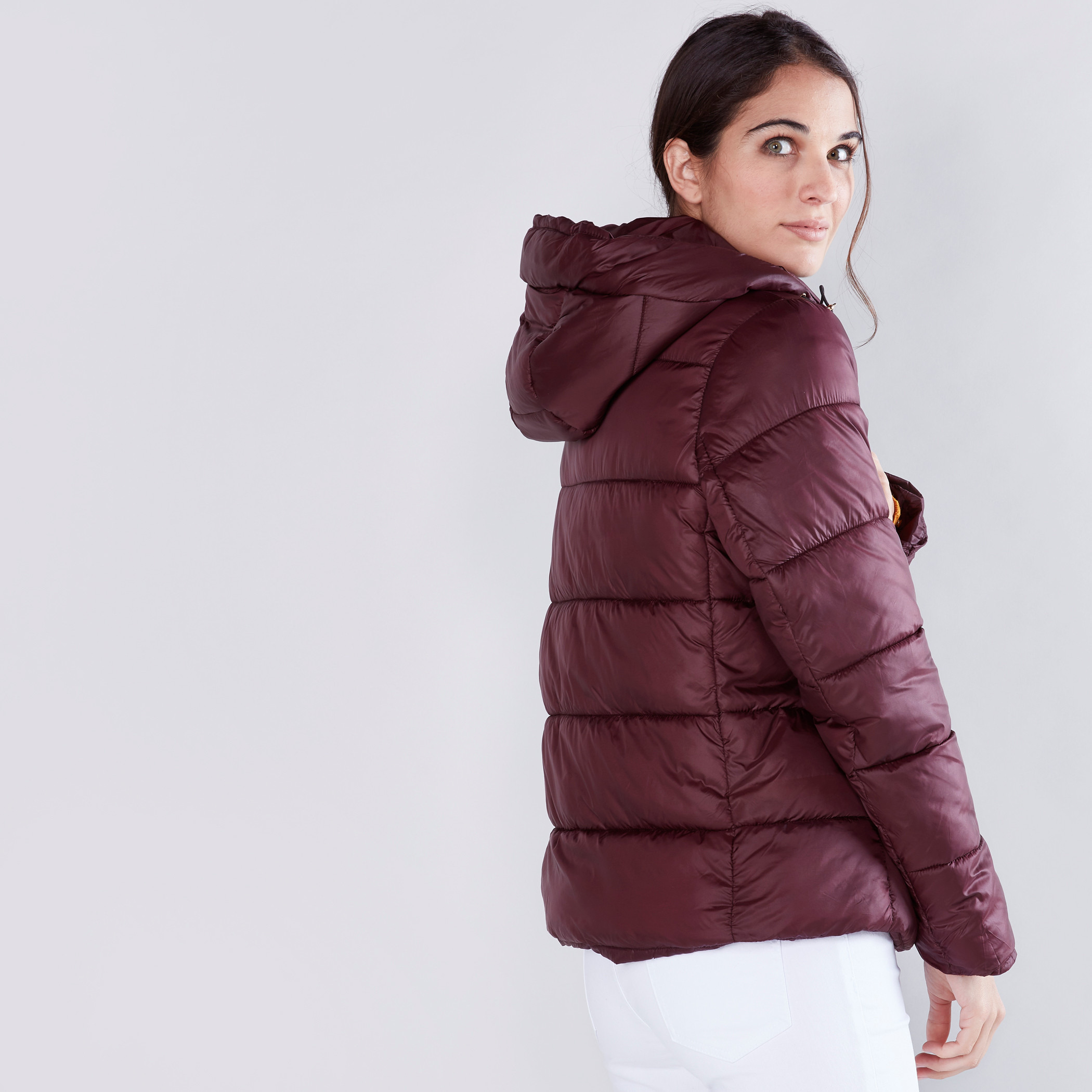Shop Pocket Detail Bomber Jacket with Zip Closure Online