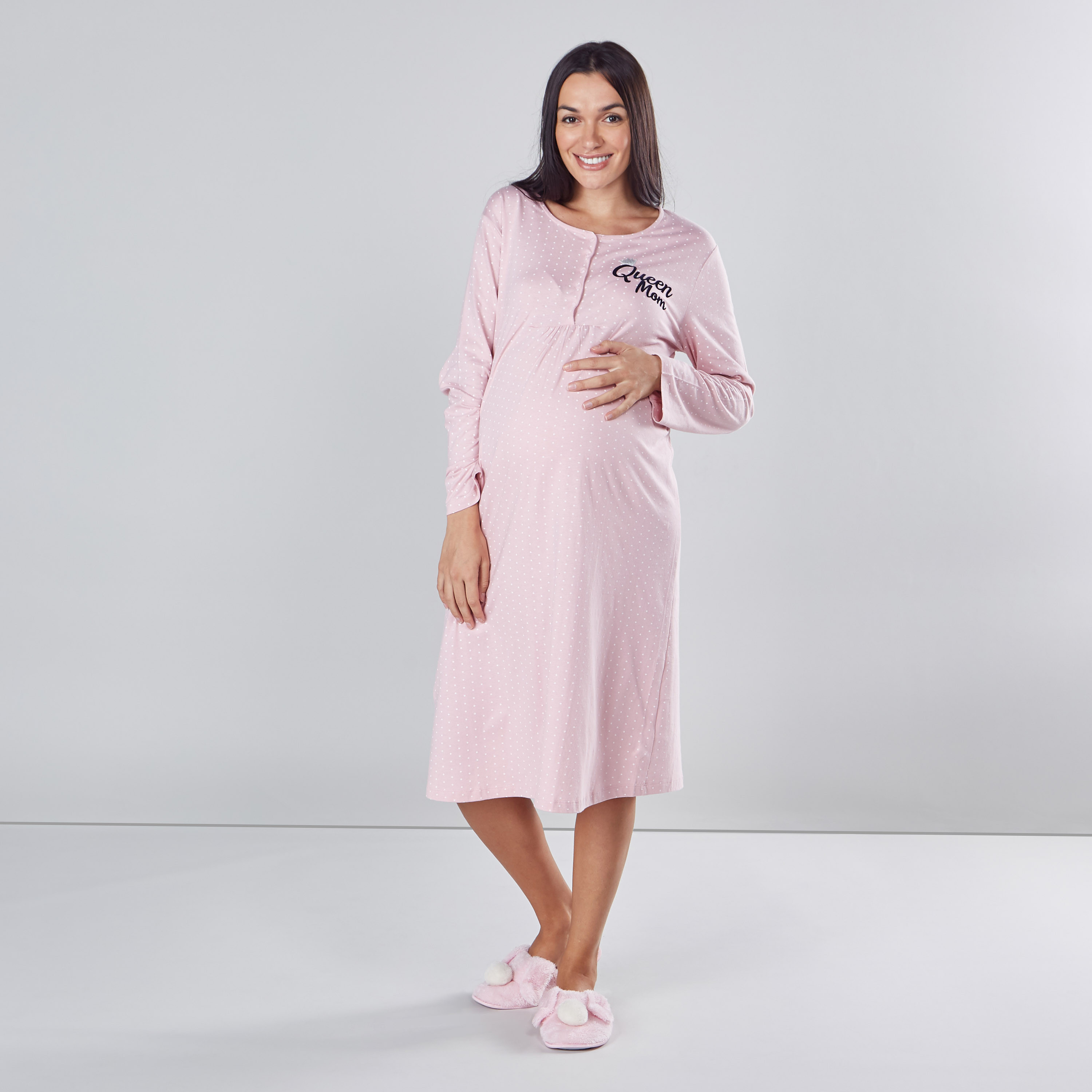 Maternity nightwear plus outlet size