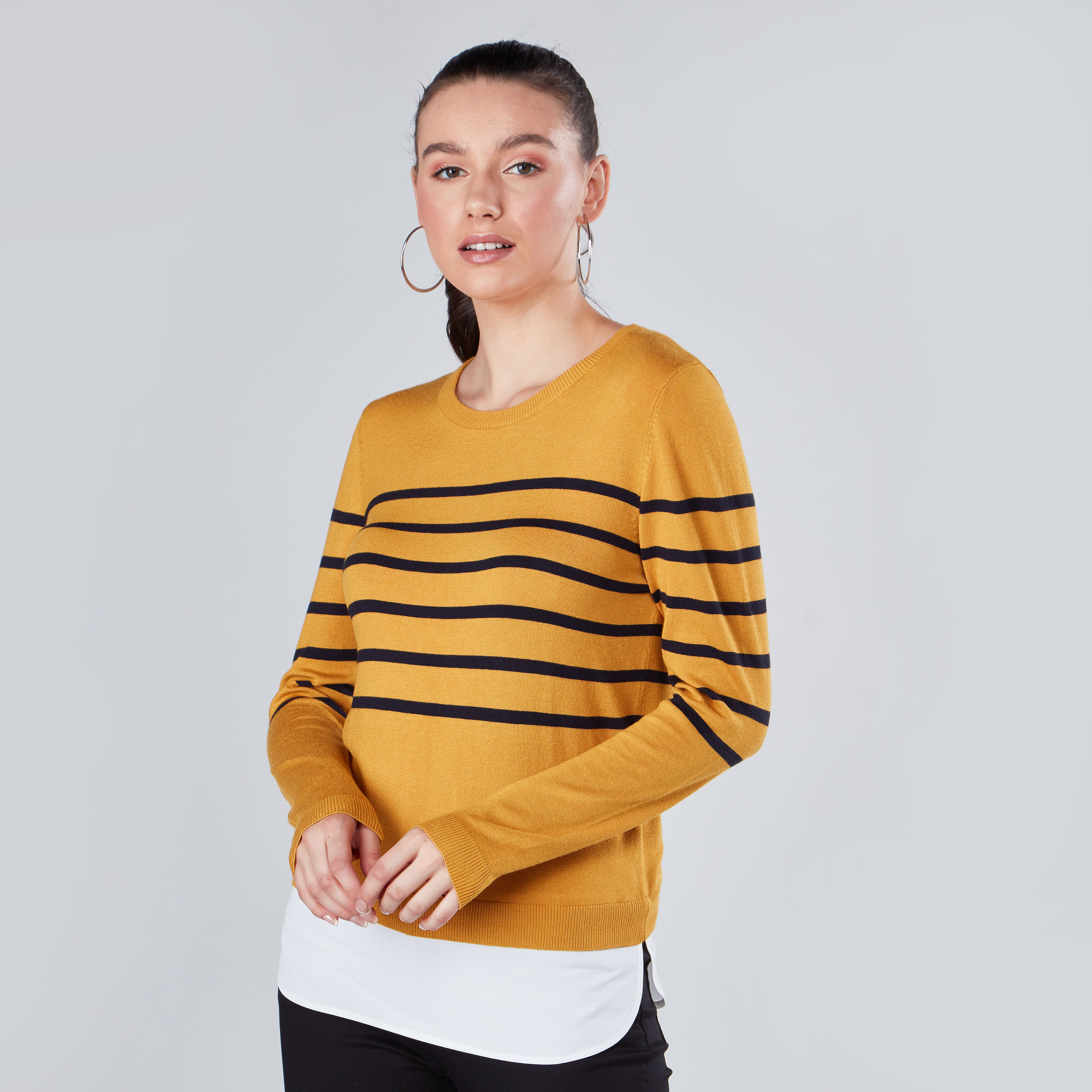 Orange long clearance sweater