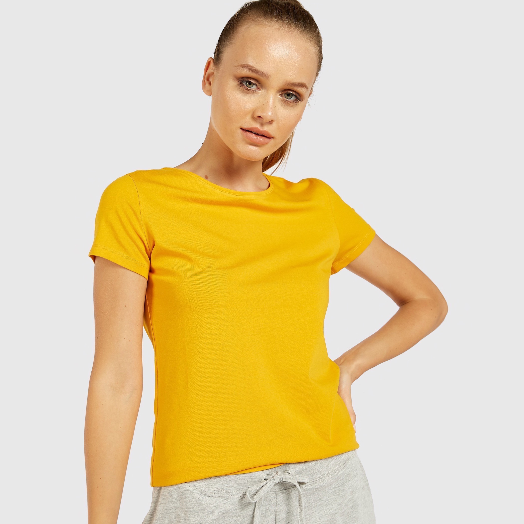 Yellow t shirt store for women