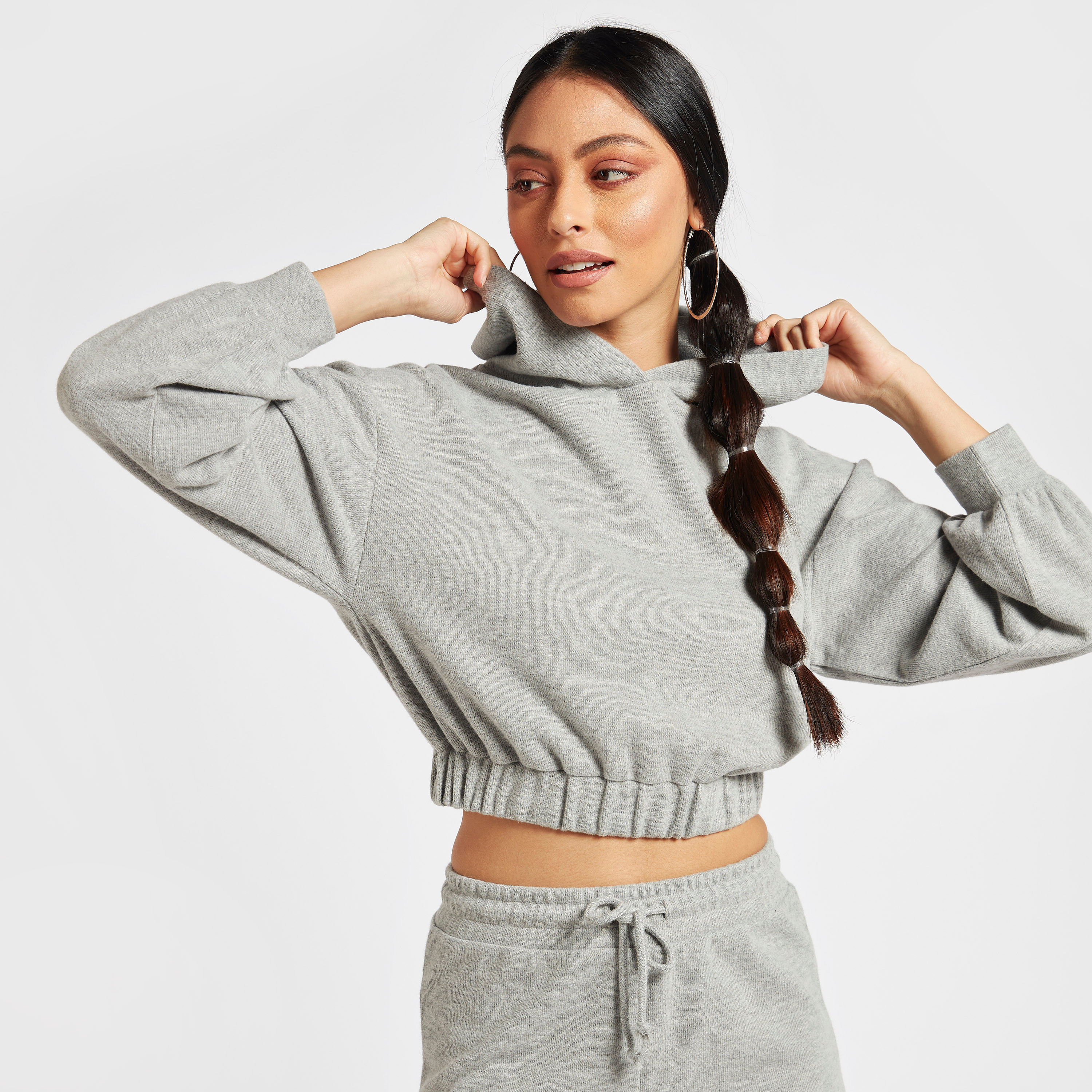 Out from under shop cropped hoodie sweatshirt